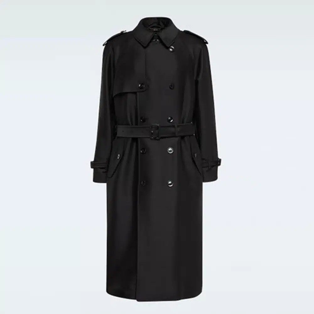 Tom Ford o1loc1c1224 TFO874 Trench Coat in Black Size US L / EU 52-54 / 3 - 1 Thumbnail