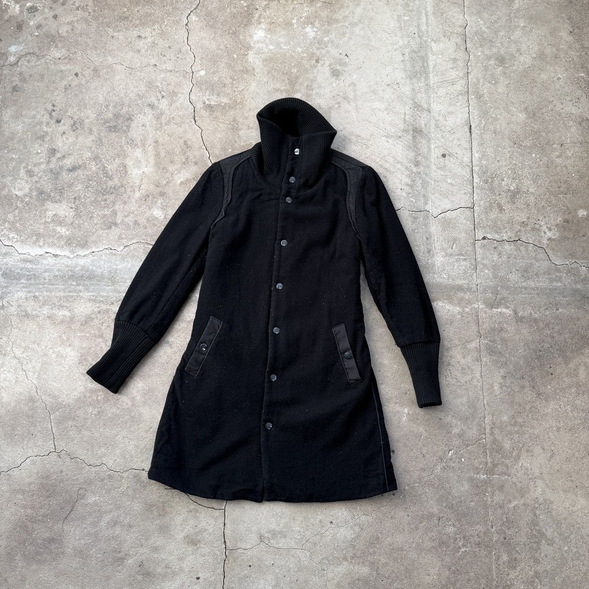 Diesel Vintage Diesel Wool Coat Black Size M / US 6-8 / IT 42-44 - 1 Thumbnail