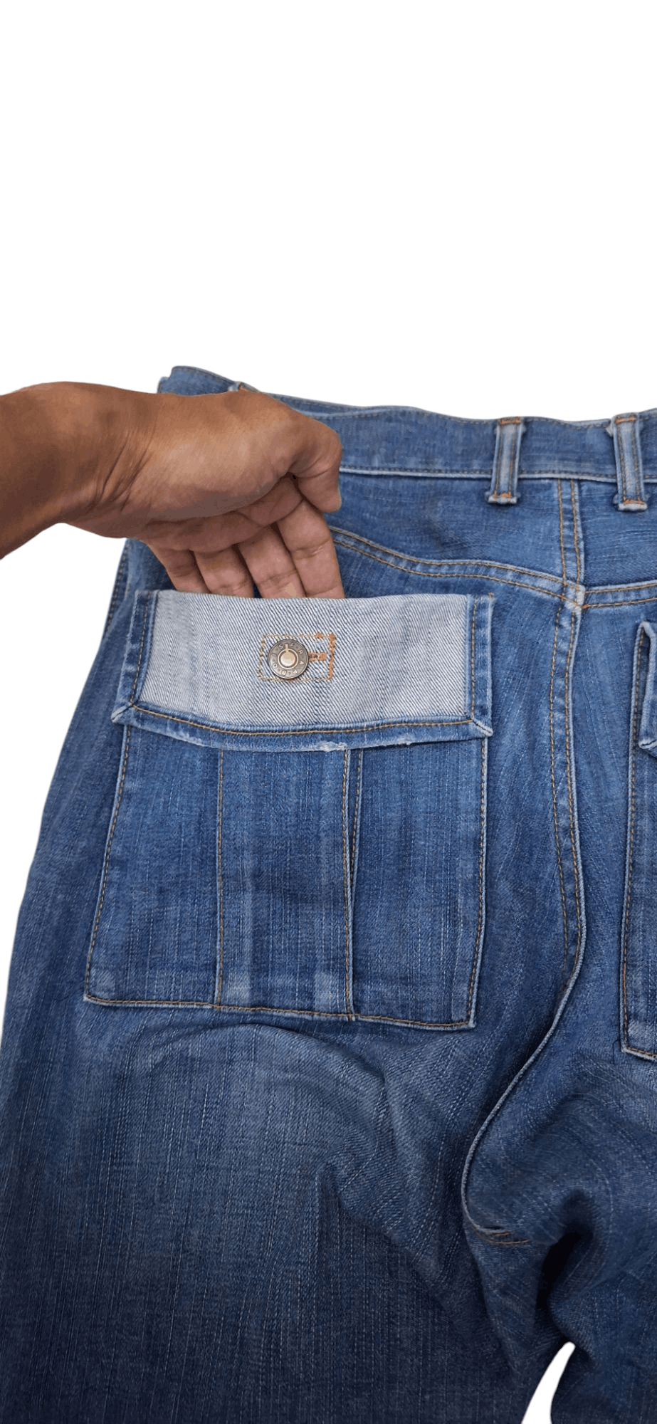 Final Home × Frapbois Rare Frapbois High Rise Leg Zipper Denim Size US 32 / EU 48 - 11 Thumbnail