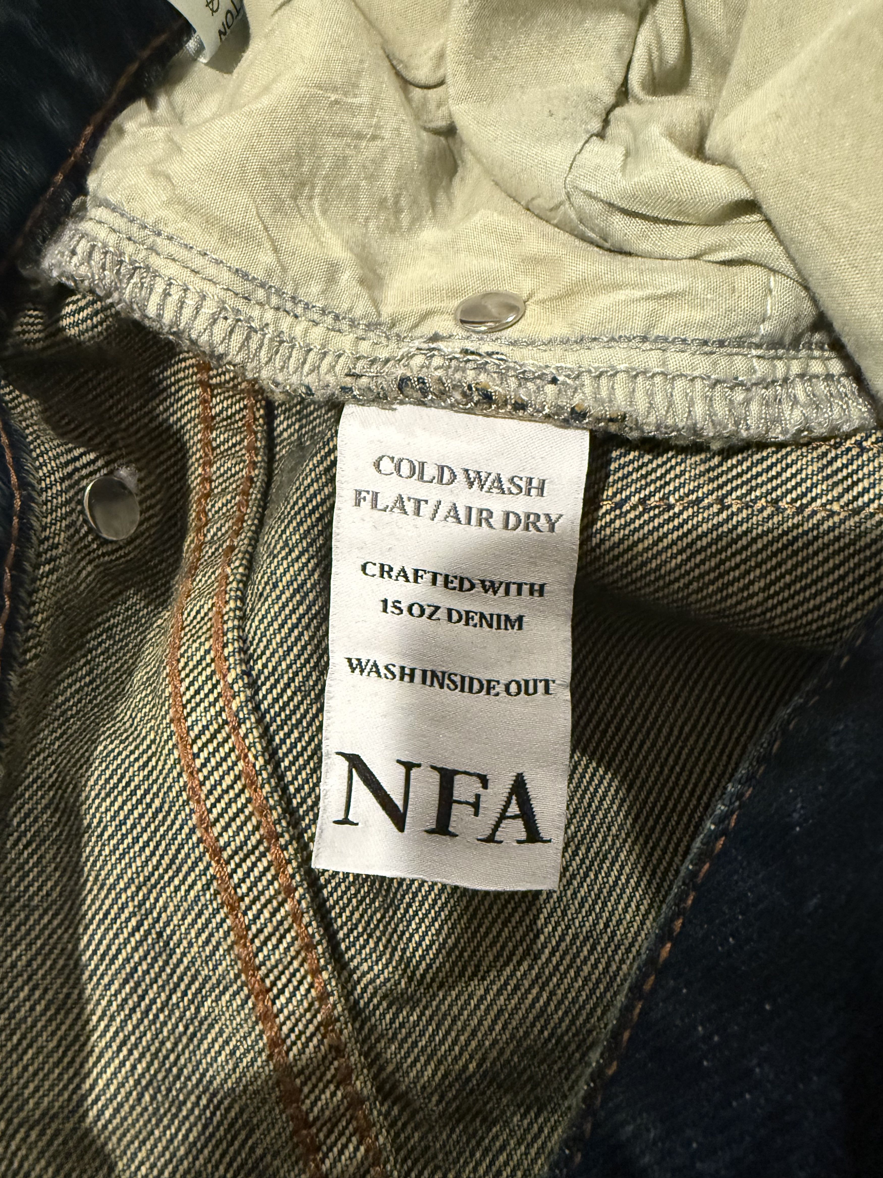 Yuremane non foya archive washed navy denim Size US 34 / EU 50 - 5 Thumbnail