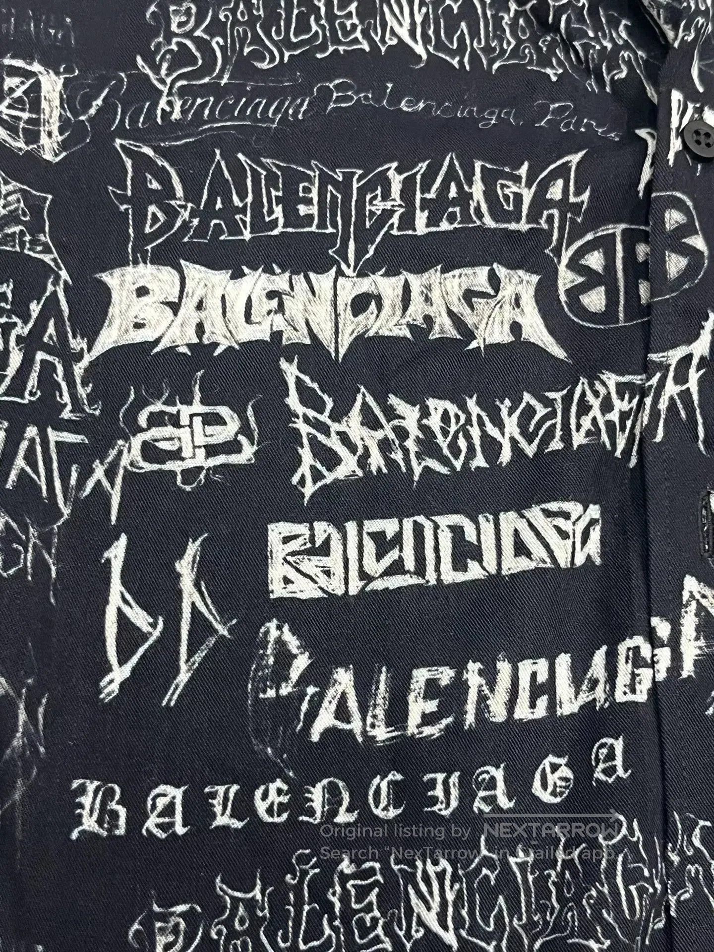 Balenciaga balenciaga graffiti print shirt jacket. Size US M / EU 48-50 / 2 - 3 Thumbnail