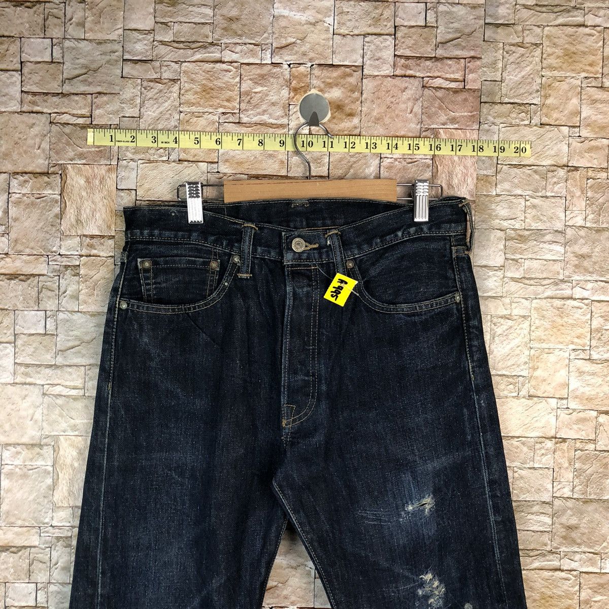 Levi's Levis Blue Distressed ripped jeans Denim #A995 Size US 31 - 4 Thumbnail