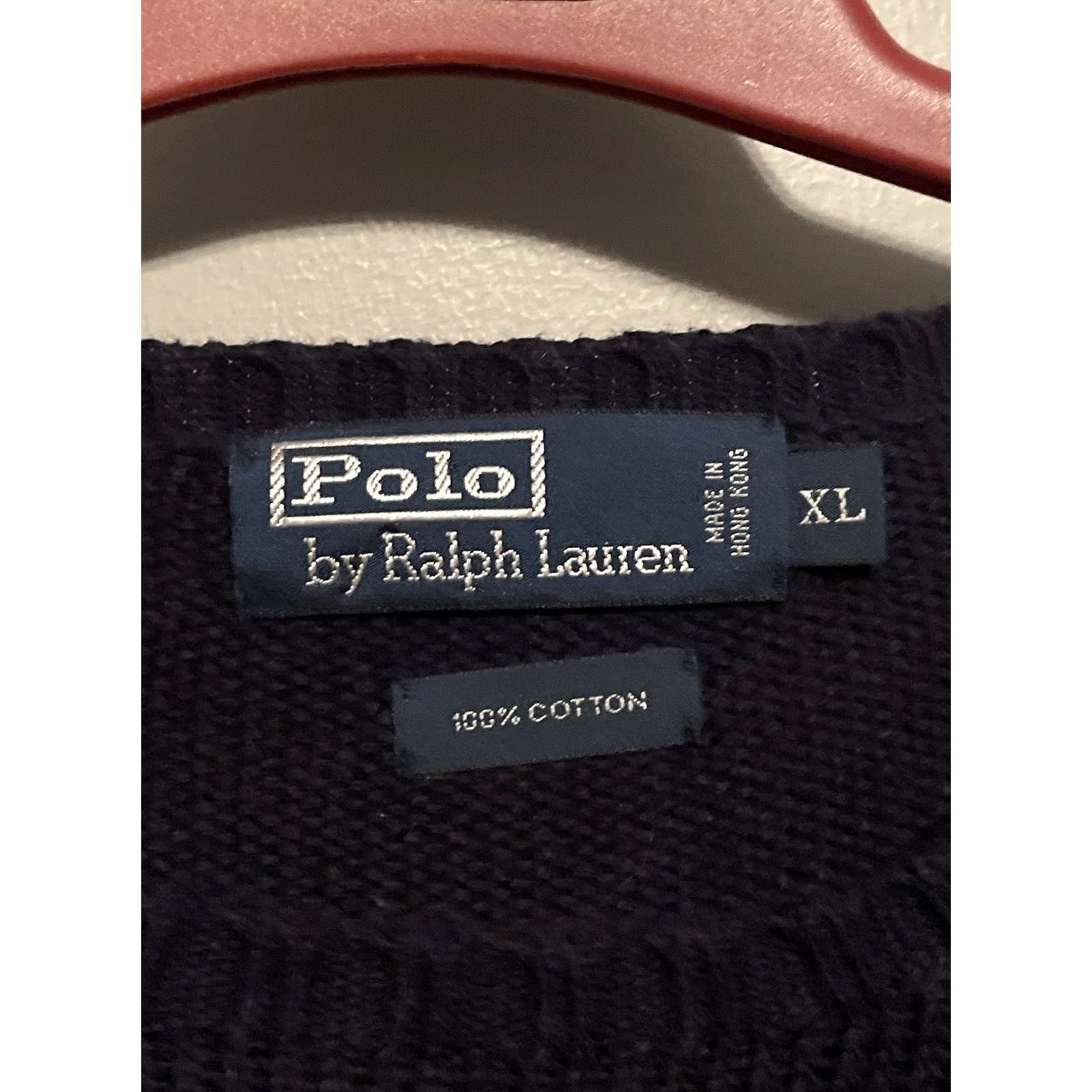 Polo Ralph Lauren VINTAGE Polo Ralph Lauren Sweater Mens XL Blue Crew Neck Classic Preppy Knit Pullover Logo - 20xx? Size US XL / EU 56 / 4 - 3 Thumbnail