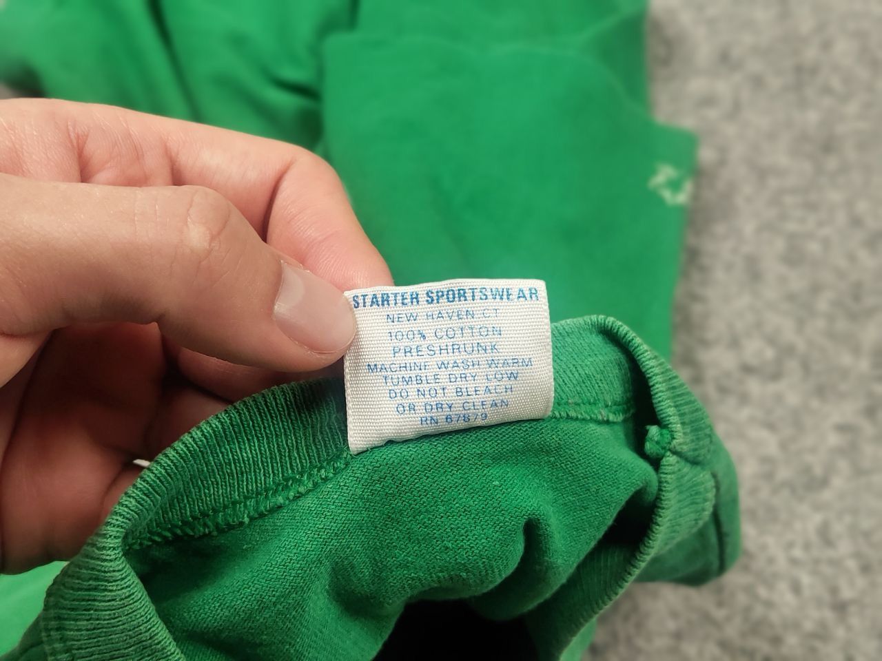 NBA Vintage 90's Starter Larry Bird Celtics 33 NBA Graphic Shirt Size US L / EU 52-54 / 3 - 15 Thumbnail