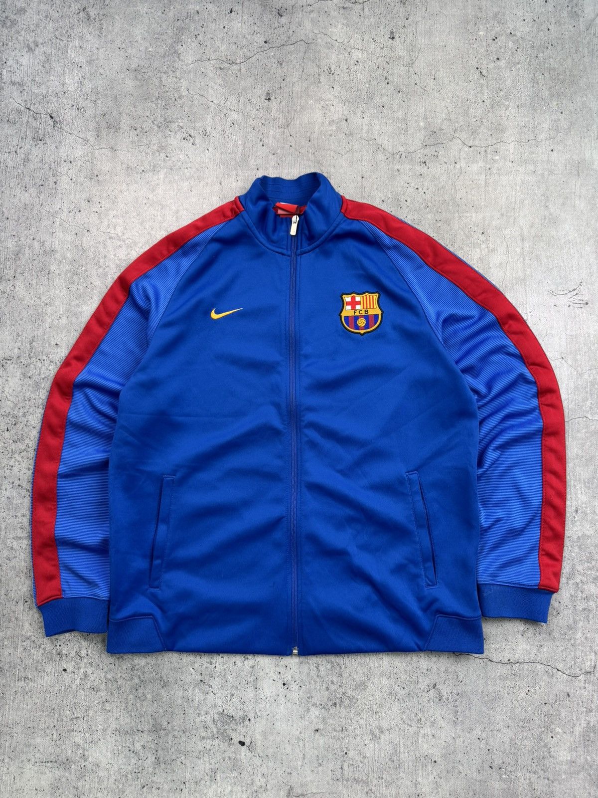 Nike Vintage Nike Barcelona Track Jacket Soccer Football Y2K Size US XL / EU 56 / 4 - 1 Thumbnail