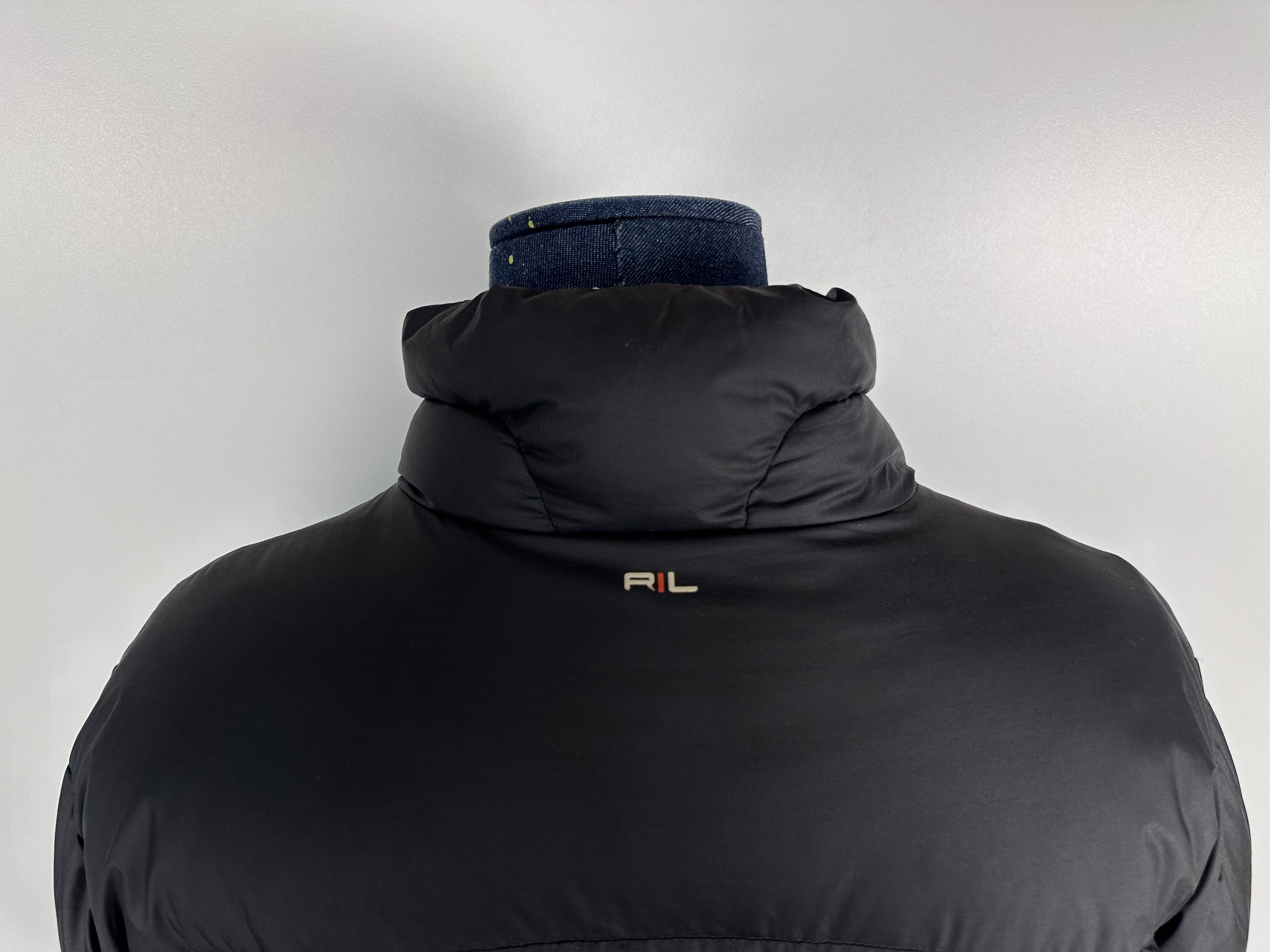 Vintage Polo Ralph Lauren Puffer Down Jacket Black Size XL