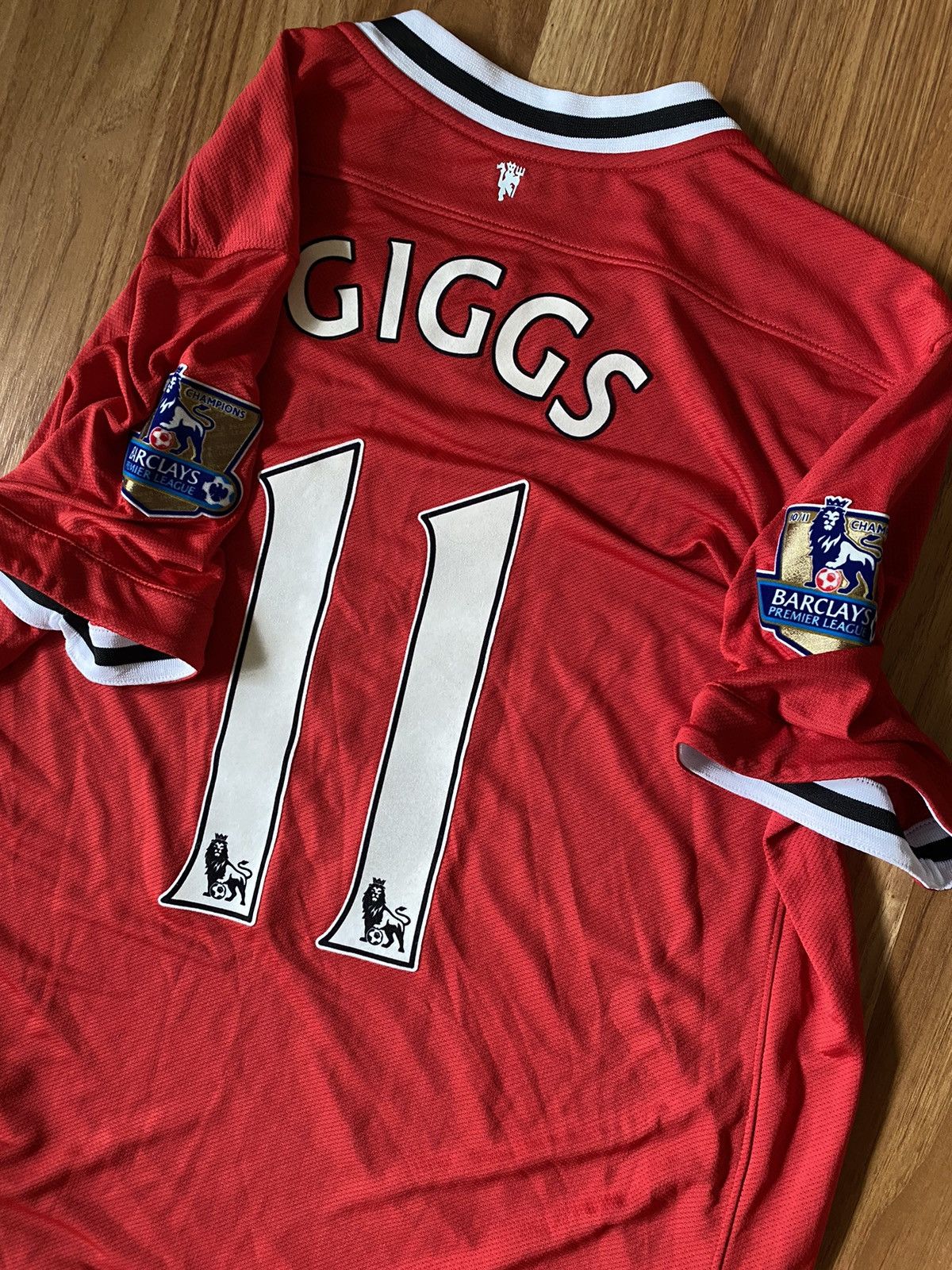 Nike Nike Manchester united giggs 2011-2012 season soccer jersey Size US L / EU 52-54 / 3 - 7 Thumbnail