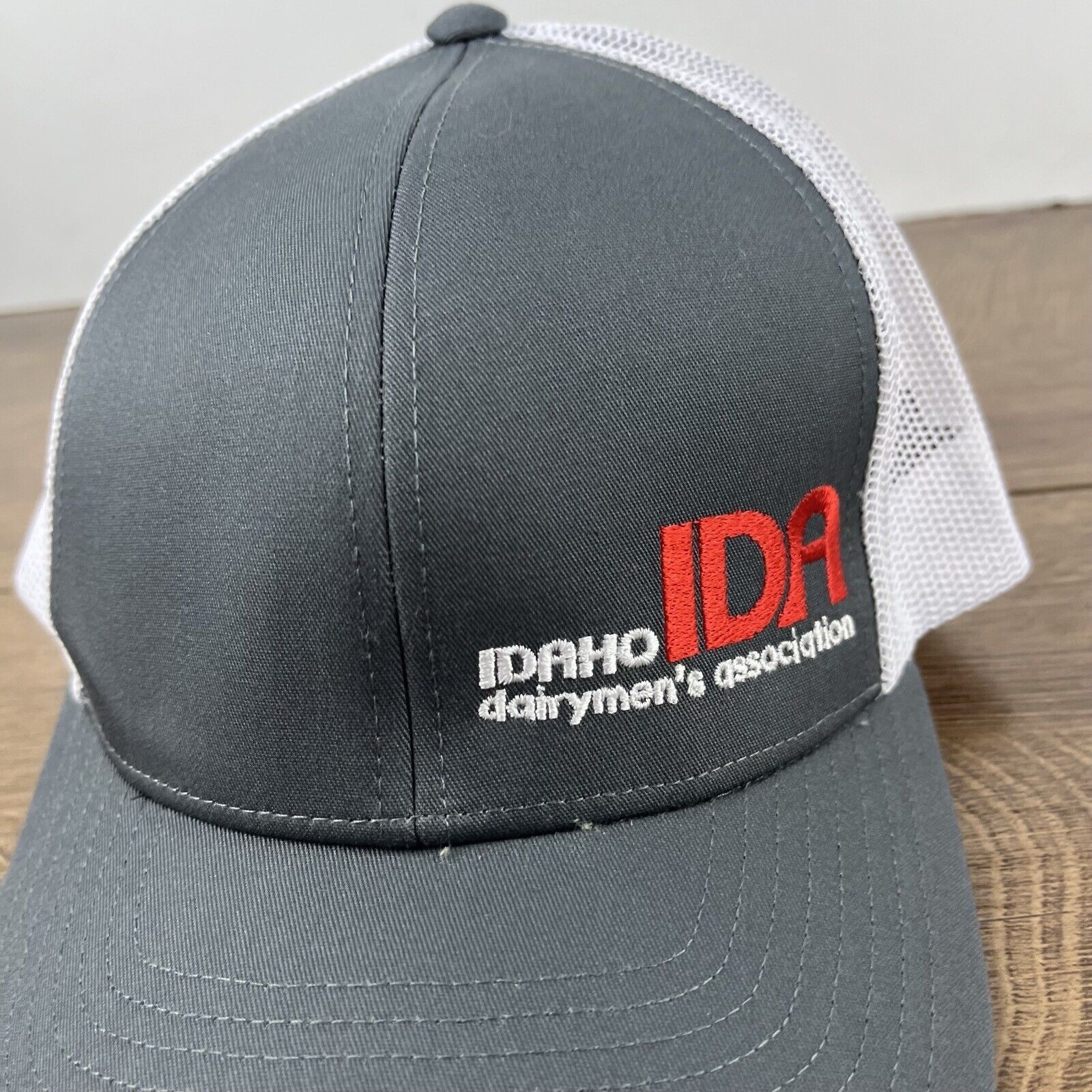 Other Idaho Dairymens Association Hat Gray Cap Adjustable Hat Gray Size ONE SIZE - 8 Thumbnail