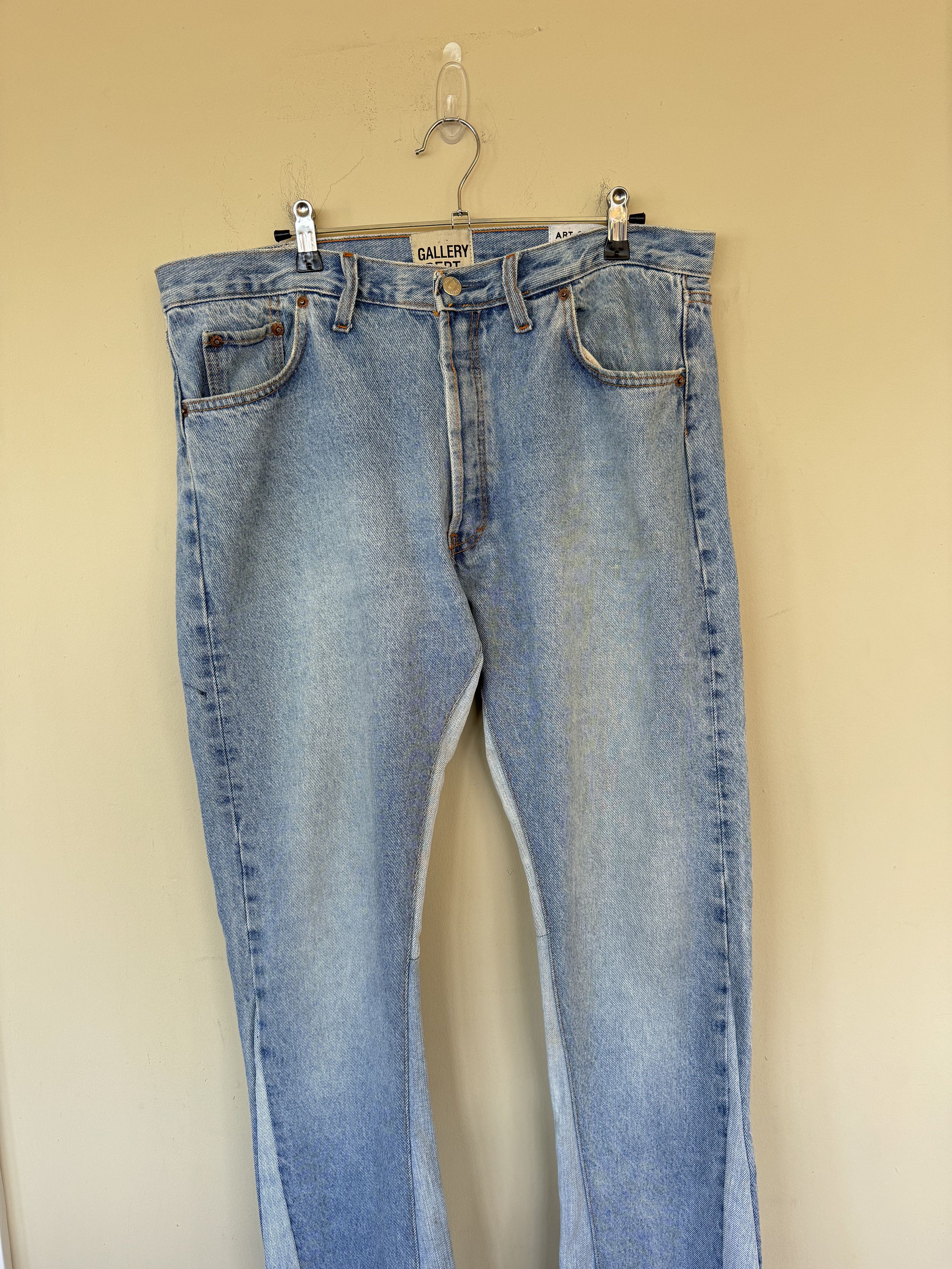 Gallery Dept. 1/1 Blue Gallery Dept Flare Denim Size US 34 / EU 50 - 2 Thumbnail