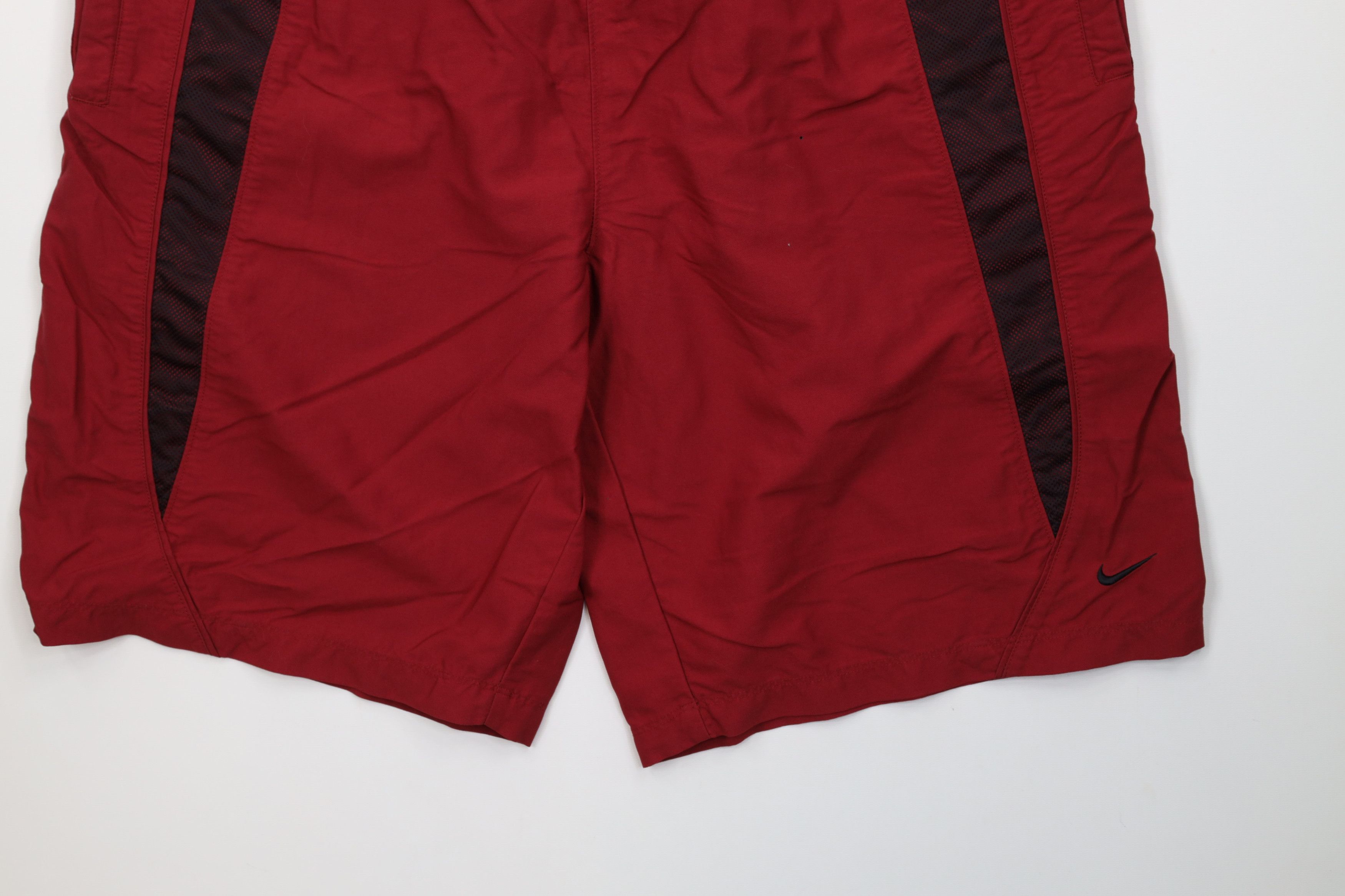 Nike AS IS Vintage Nike Travis Scott Mini Swoosh Shorts Red Size US 36 / EU 52 - 4 Thumbnail