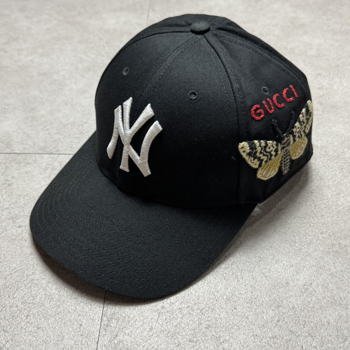 Gucci × MLB Gucci NY Yankees Baseball Cap Size ONE SIZE - 3 Thumbnail