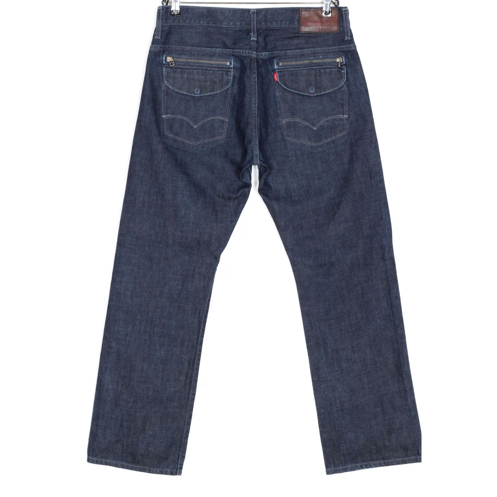 Levi's VINTAGE Levi’s Jeans Men 34/32 Blue 5-Pocket Denim Straight Regular Zip Brown? (Note: no new info) Size US 34 / EU 50 - 2 Thumbnail