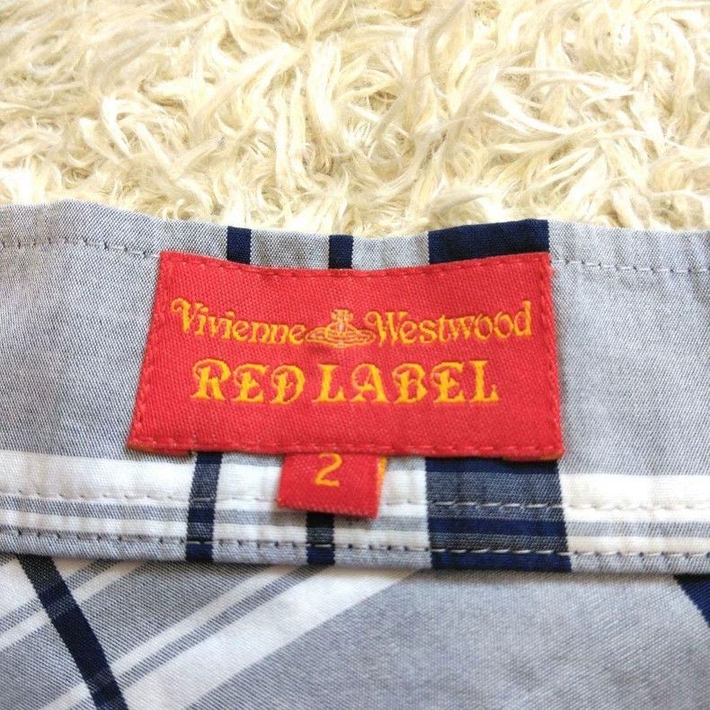 Vivienne Westwood Vivienne Westwood size2 Planet embroidery orange pink strip Size 29" - 3 Thumbnail