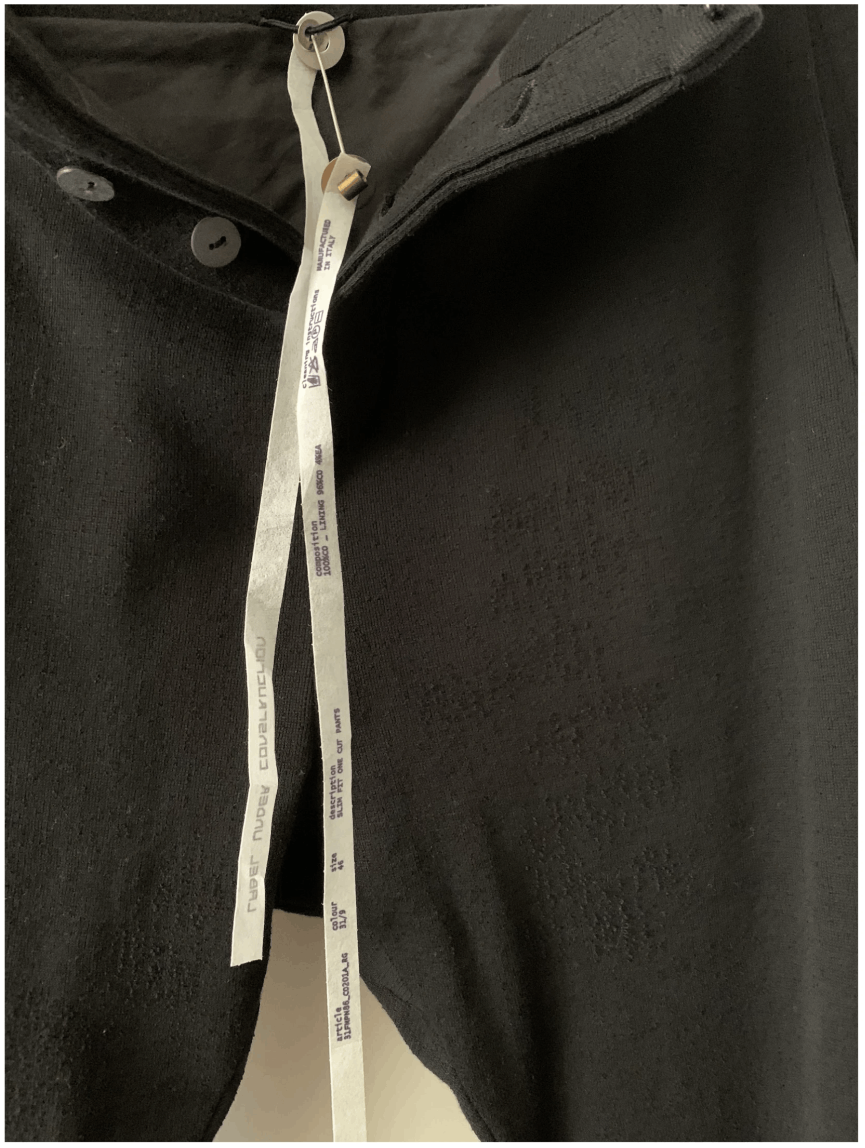 Label Under Construction LABEL UNDER CONSTRUCTION Slim Fit One Cut Pants SIZE 46 Size US 30 / EU 46 - 9 Thumbnail