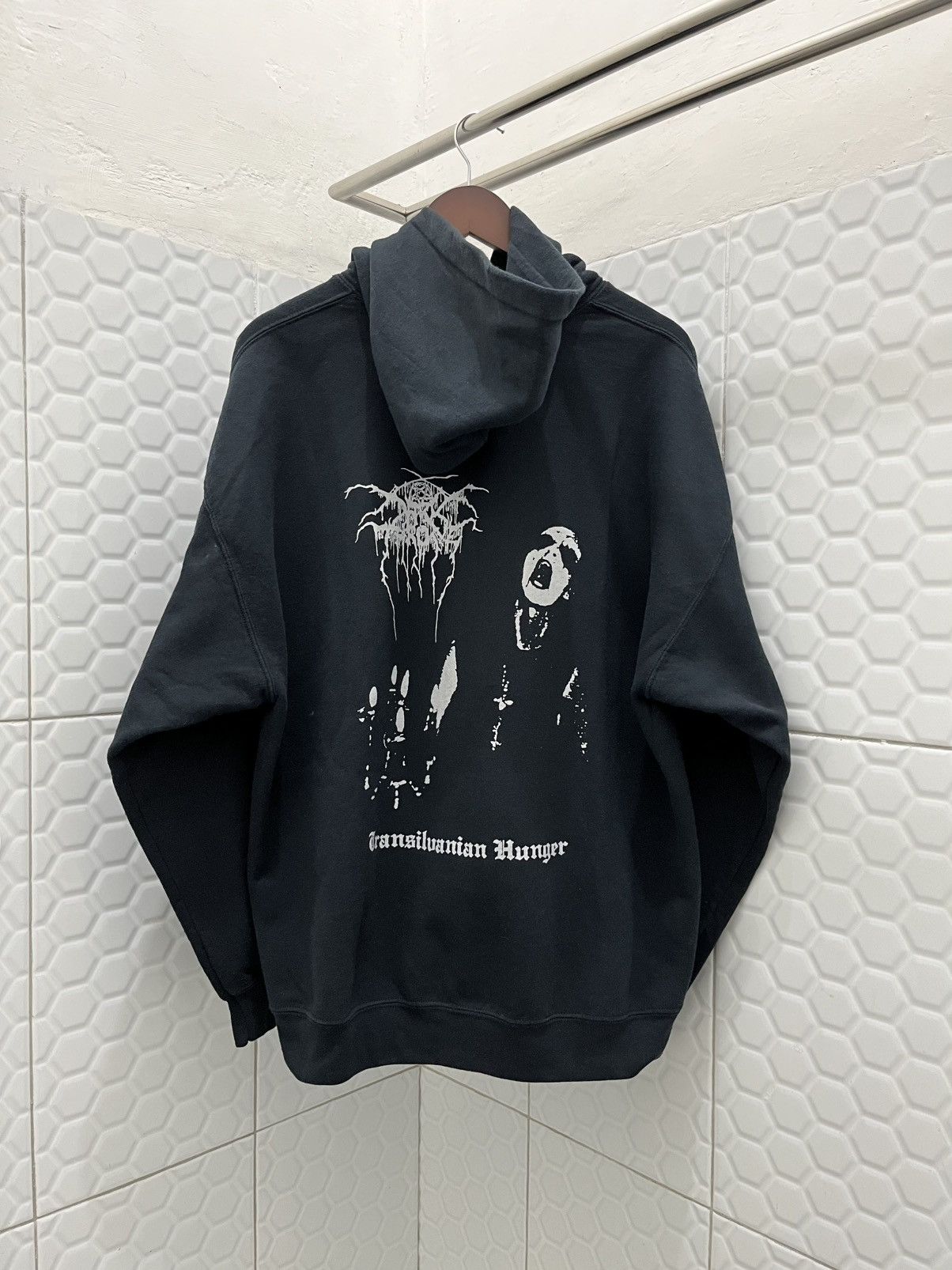 Band Tees Vintage Darkthrone 'Transilvanian Hunger' Hoodie Size US XL / EU 56 / 4 - 4 Thumbnail