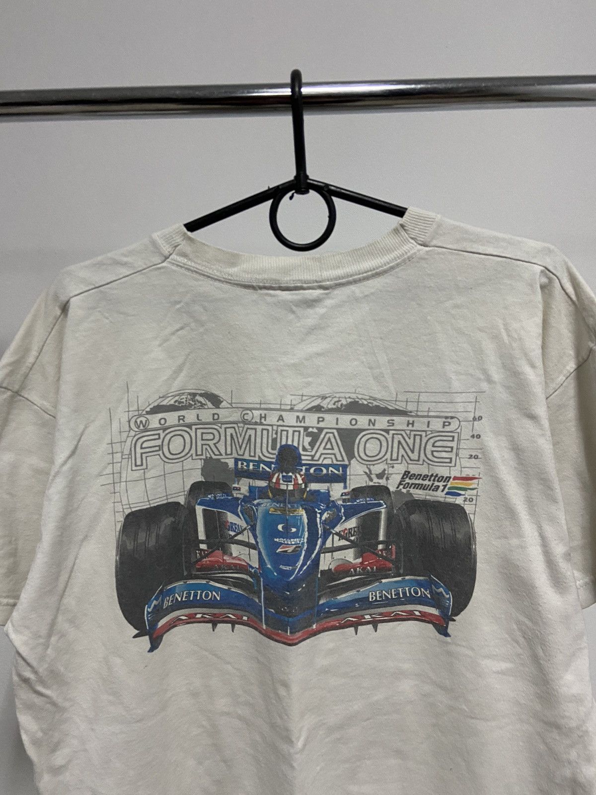 Benetton Benetton bolid formula 1 racing big logo t shirt Size US L / EU 52-54 / 3 - 5 Thumbnail