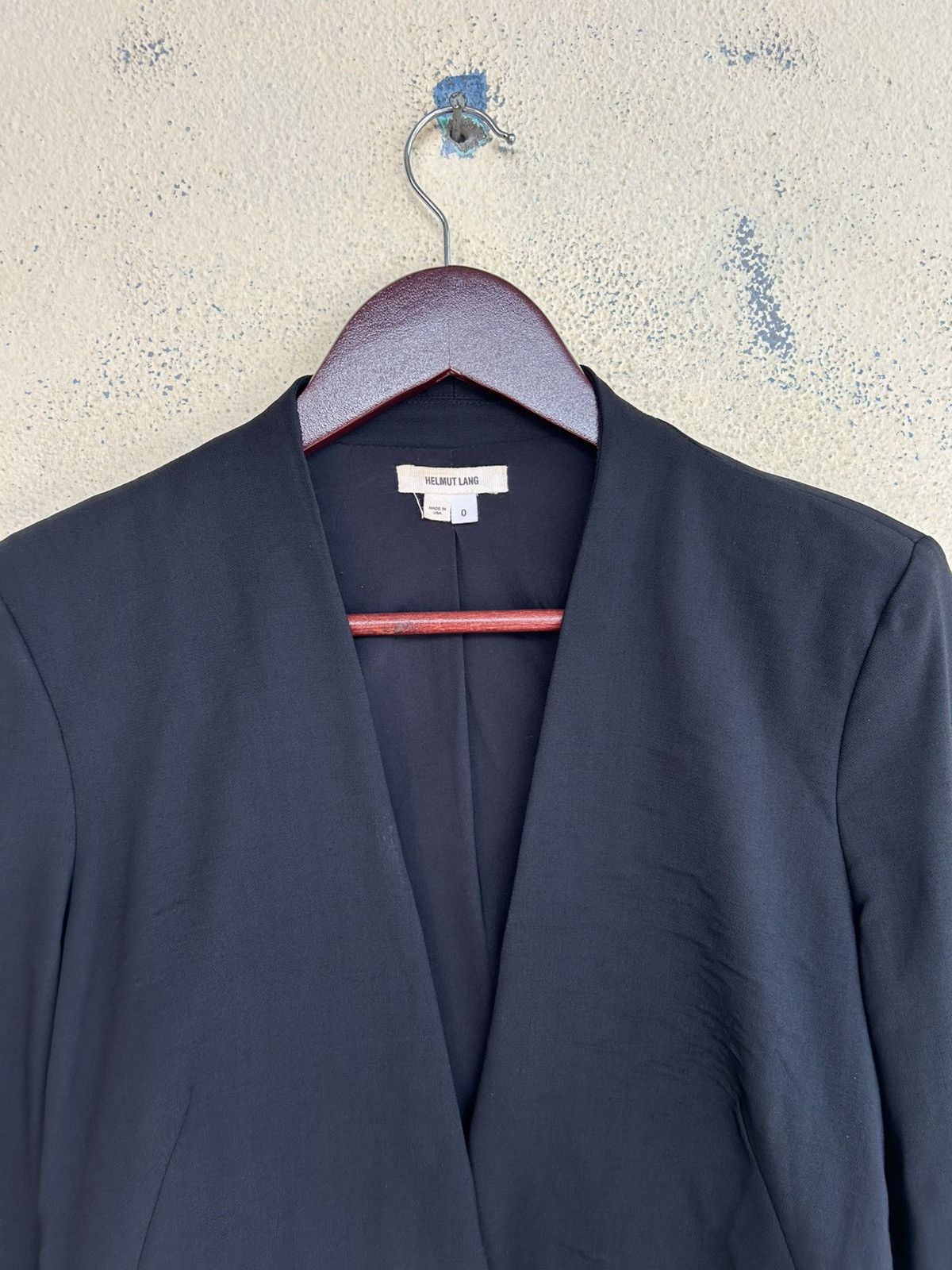 Helmut Lang Helmut Lang Smoking Wool Tux Blazer Size XS / US 0-2 / IT 36-38 - 6 Thumbnail