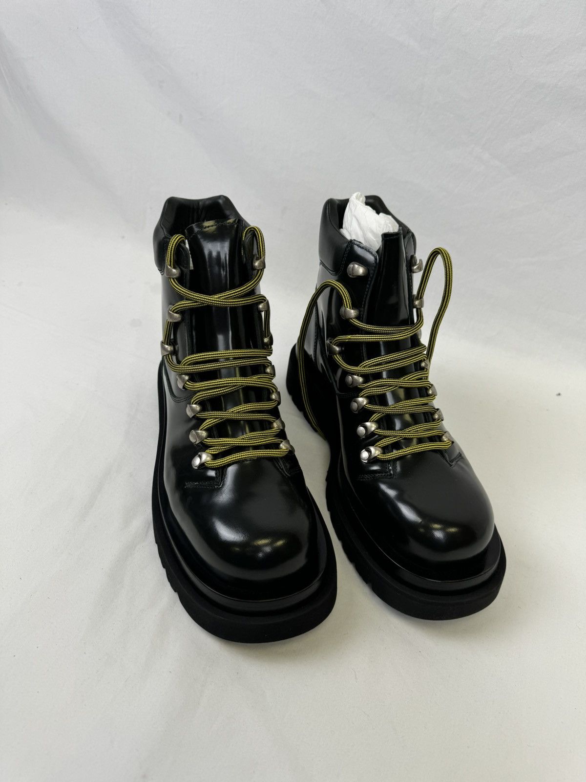 Bottega Veneta o1n1vont1224 Lug Hiking Ankle Boots in Dark Green Size US 10.5 / EU 43-44 - 12 Thumbnail