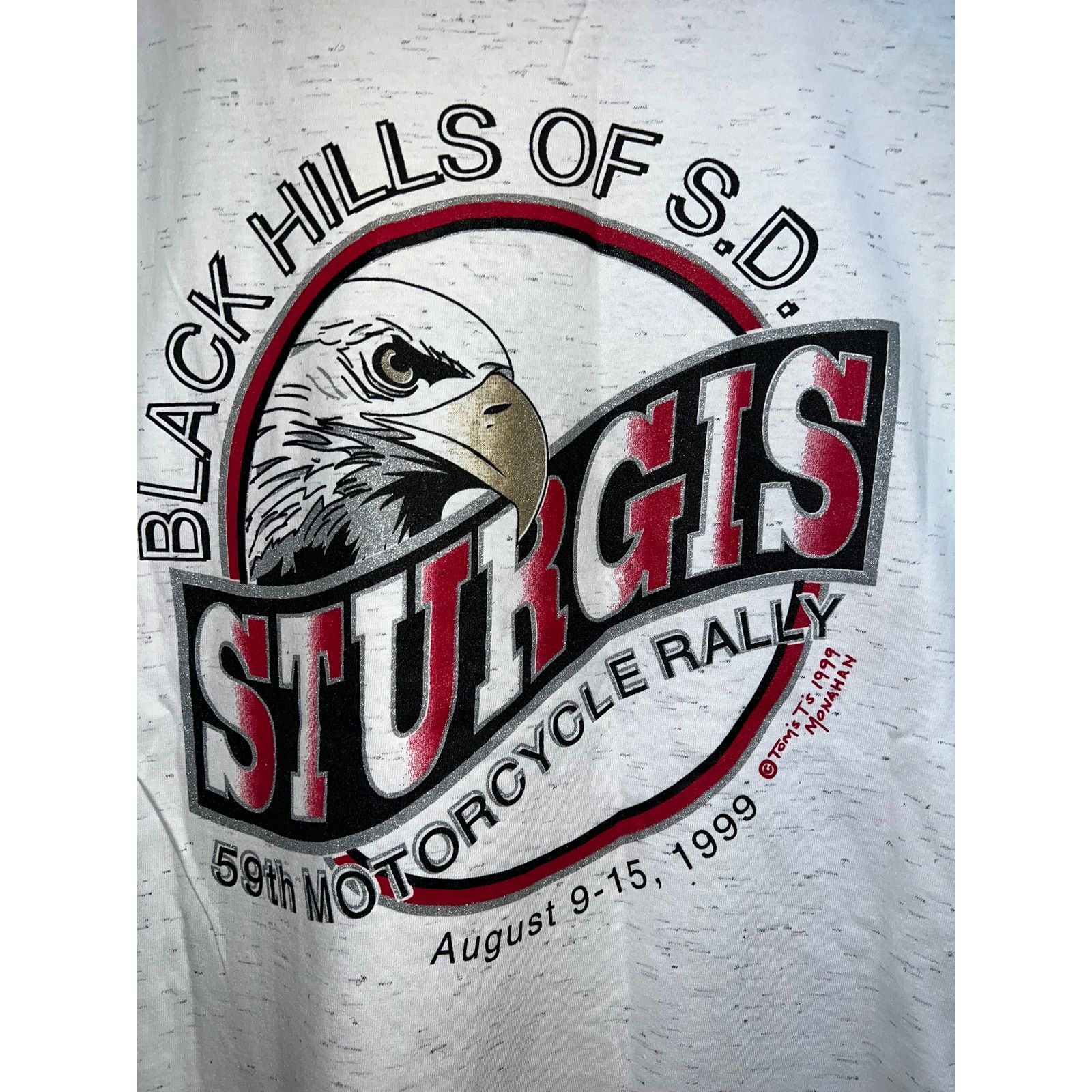 Vintage Vintage Sturgis 1999 Shirt 59th Black Hills Biker Tee 90s Size US XXL / EU 58 / 5 - 9 Thumbnail