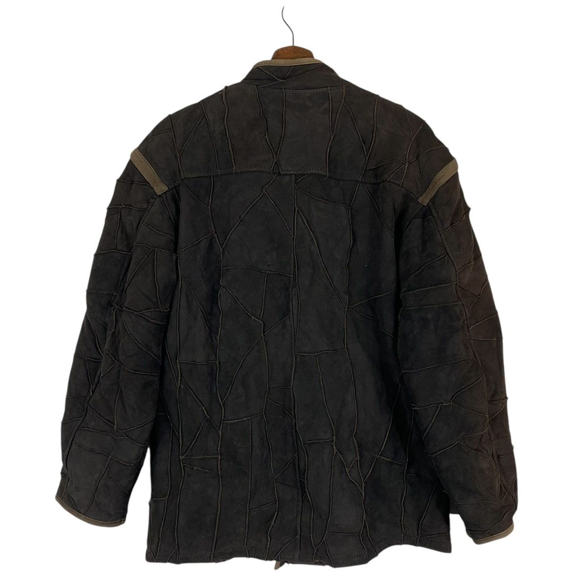 Leather VIntage Patch Work Leather Jacket Style Hai Sporting Gear Size US M / EU 48-50 / 2 - 9 Thumbnail