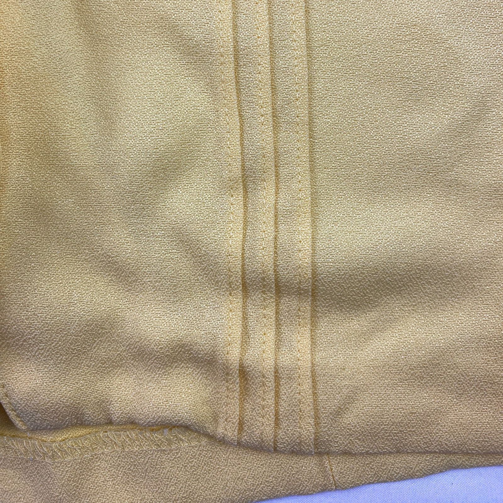 Vintage Sag Harbor Vintage Yellow Button Front Blouse Womens Small Size S / US 4 / IT 40 - 5 Thumbnail