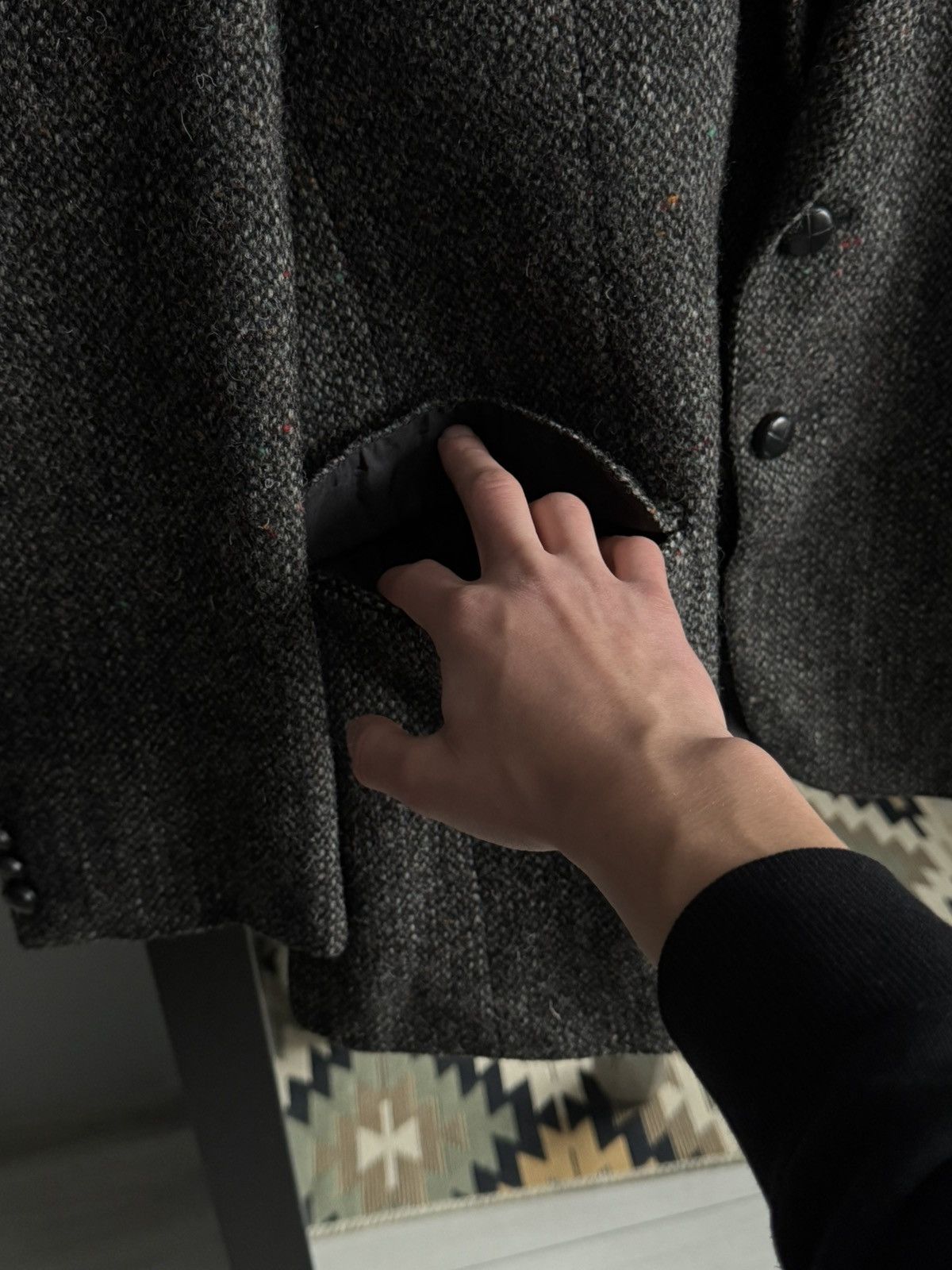 Harris Tweed Vintage Harris Tweed St Michael England Wool Blazer Size 44R - 9 Thumbnail