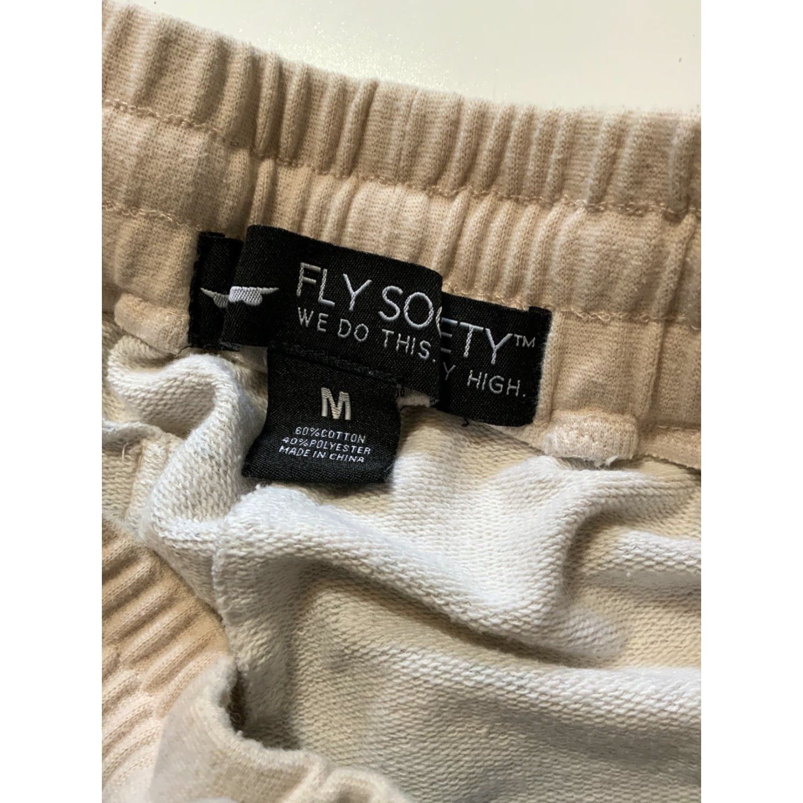 CHOCOOLATE Fly Society Chocolate Chip Camo Striped Drawstring Jogger Sweatpants Sz. M Size US 31 - 4 Thumbnail