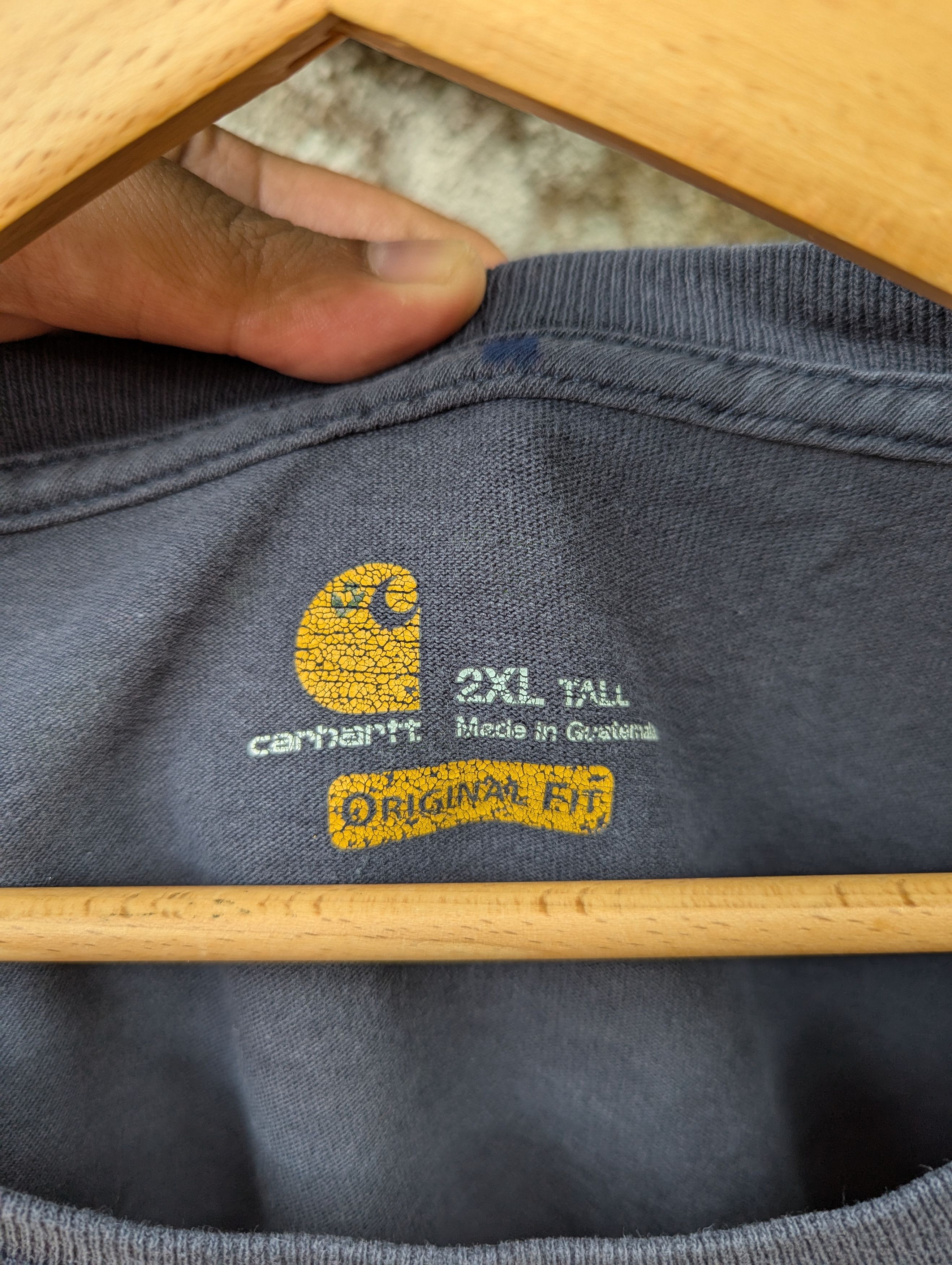 Carhartt Thrashed Carhartt Sunfaded Long Tshirt Size US XXL / EU 58 / 5 - 3 Thumbnail