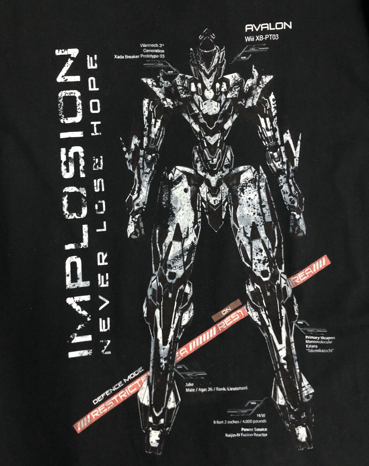 Anime Vintage Avalon Implosion Never Lose Hope T-Shirt Size US L / EU 52-54 / 3 - 3 Thumbnail
