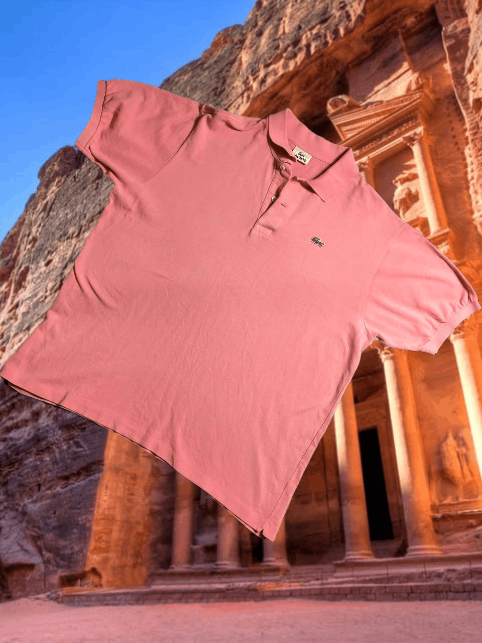 Lacoste Streetwear T-Shirt pink Lacoste logo polos Y2K Vintage Size US S / EU 44-46 / 1 - 1 Thumbnail