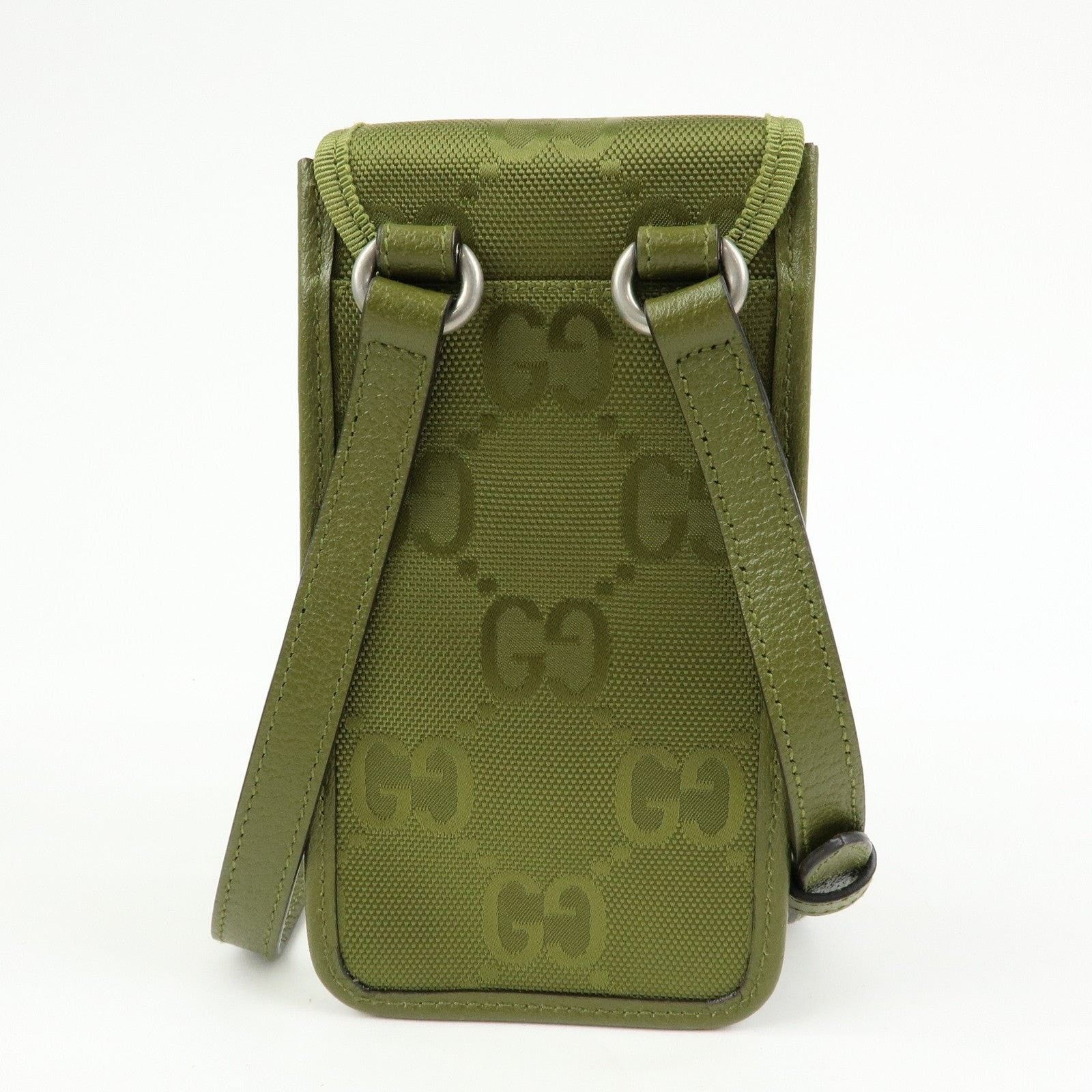 Gucci Gucci Off The Grid Nylon Crossbody Bag Green Size ONE SIZE - 2 Thumbnail