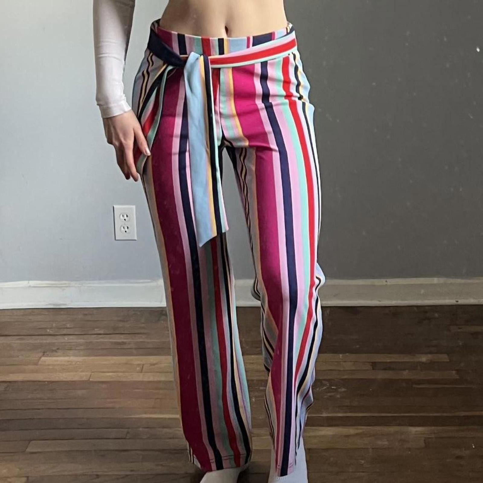 Fashion Nova Fashion Nova Women's Multi Trousers Size 28" / US 6 / IT 42 - 8 Thumbnail