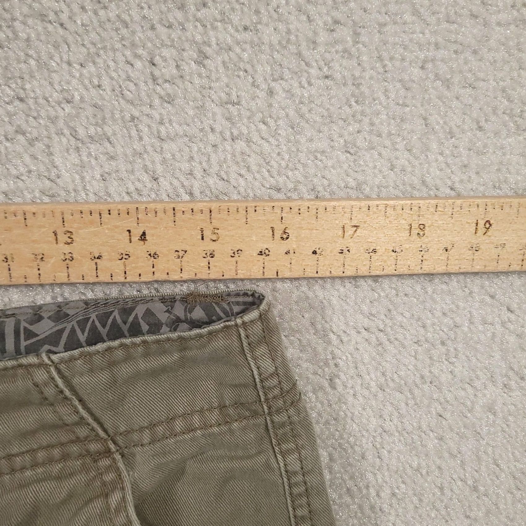 Ocean Pacific OP Cargo Shorts Mens 32 Green Multi Pocket Utility Cotton Casual Size US 32 / EU 48 - 6 Thumbnail