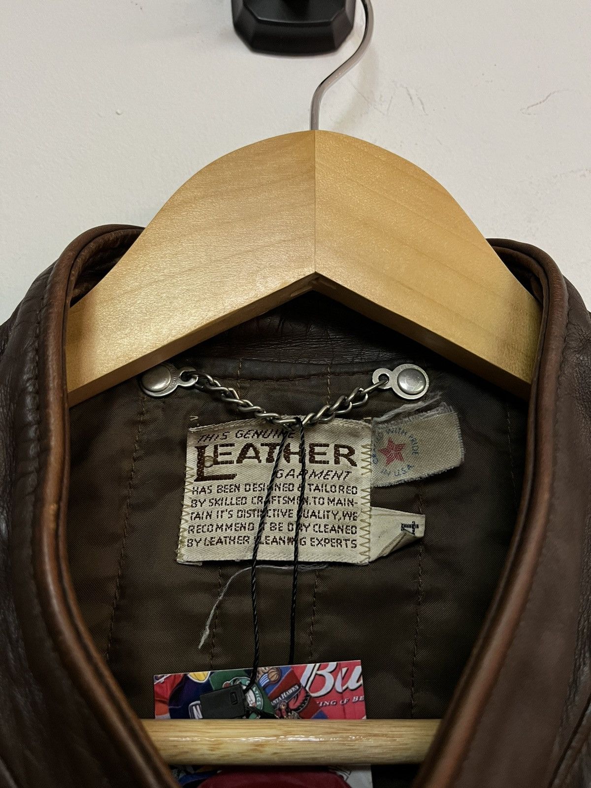 Fidelity 60’s Fidelity Leather Jacket Size US L / EU 52-54 / 3 - 4 Thumbnail