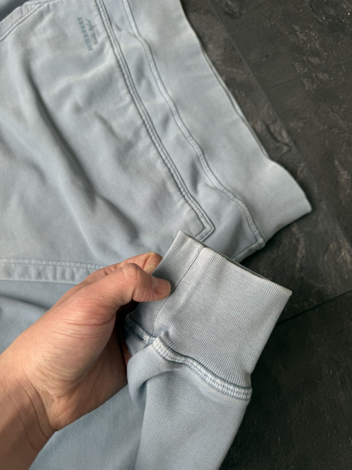 Burberry × Vintage Vintage Burberry blue sweatshirt Size US S / EU 44-46 / 1 - 6 Thumbnail