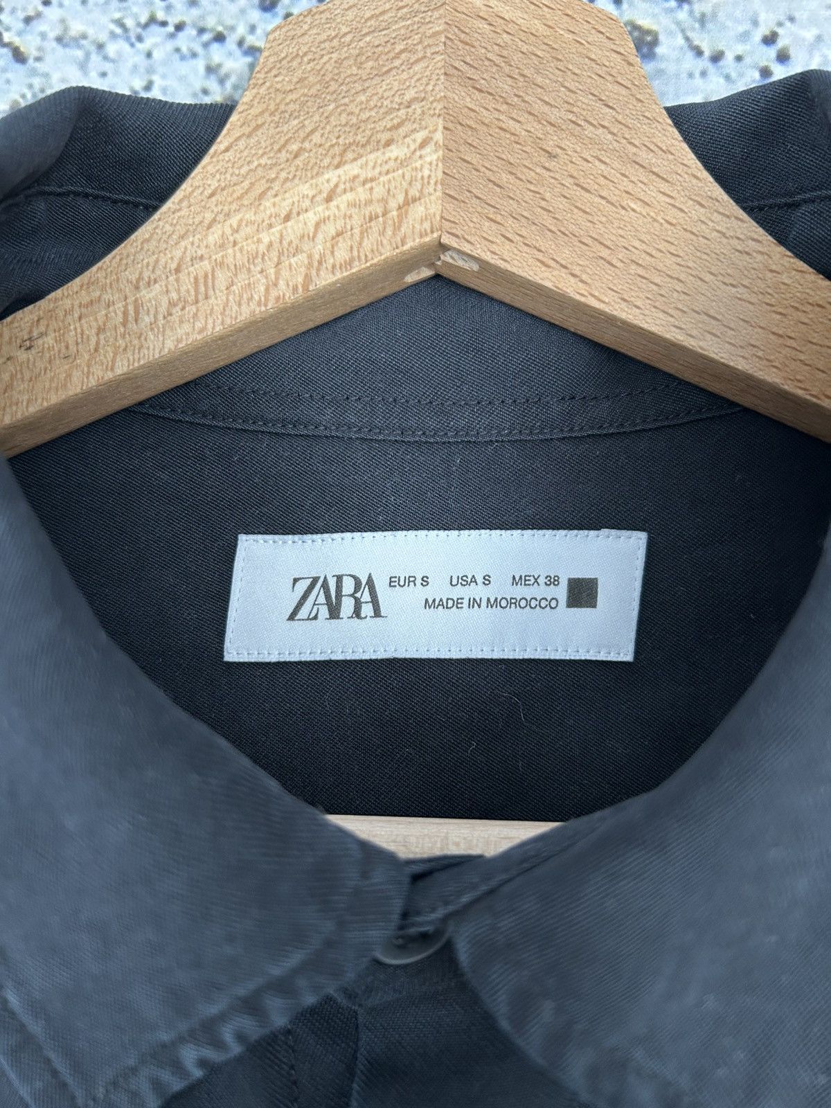 Zara Zara Modal Avant Garde Black Shirt Streetwear Basic Elegant Size US S / EU 44-46 / 1 - 4 Thumbnail