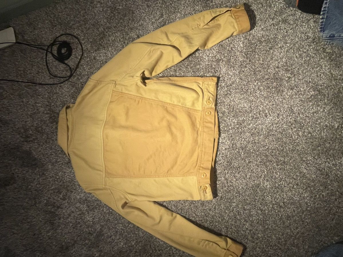 Acne Studios Acne Studios yellow/beige denim jacket Size US S / EU 44-46 / 1 - 4 Thumbnail