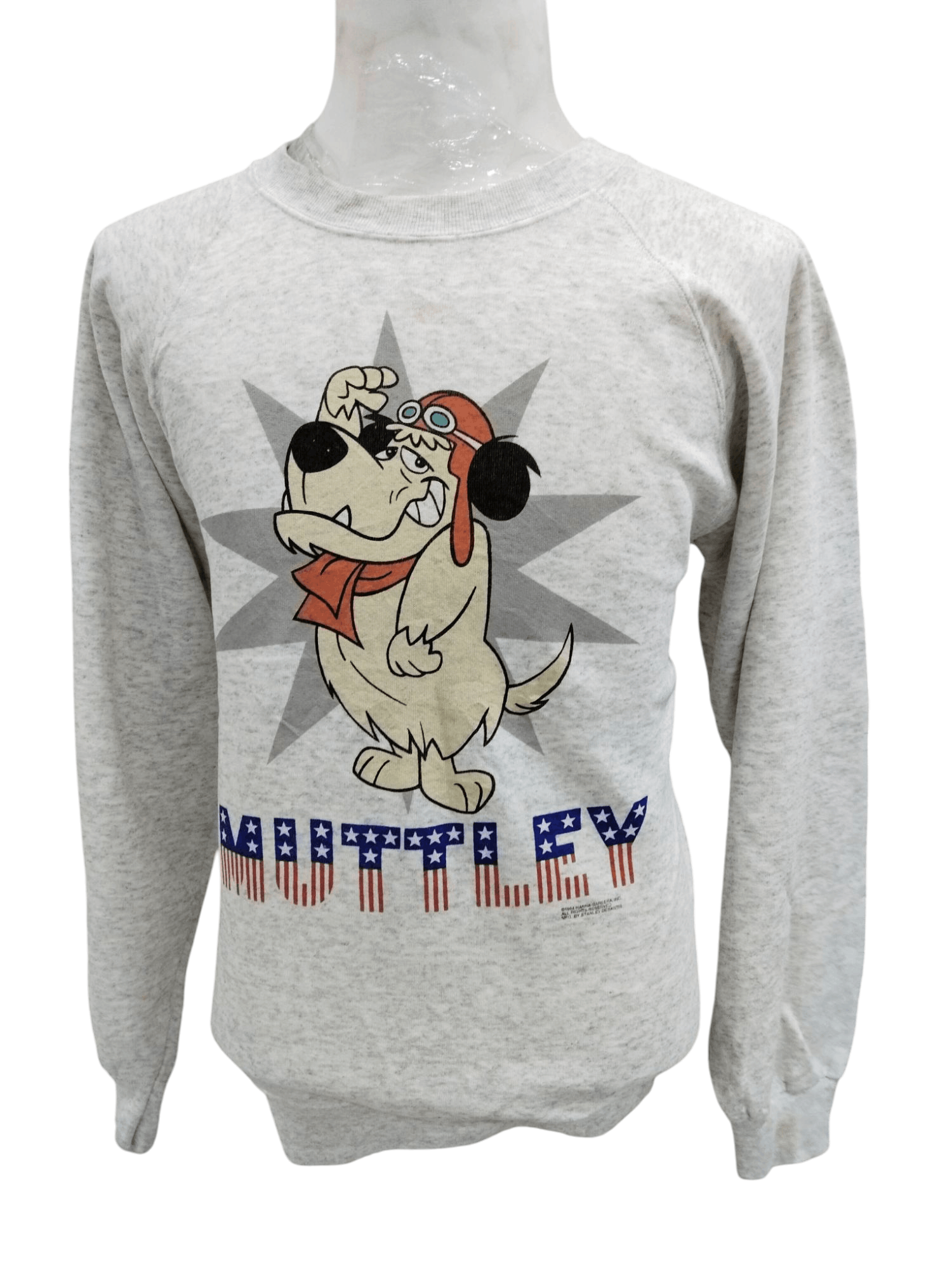 Cartoon Network × Vintage Vintage 90s Muttley Hanna Barbara Cartoon Sweatshirt Size US XL / EU 56 / 4 - 1 Thumbnail