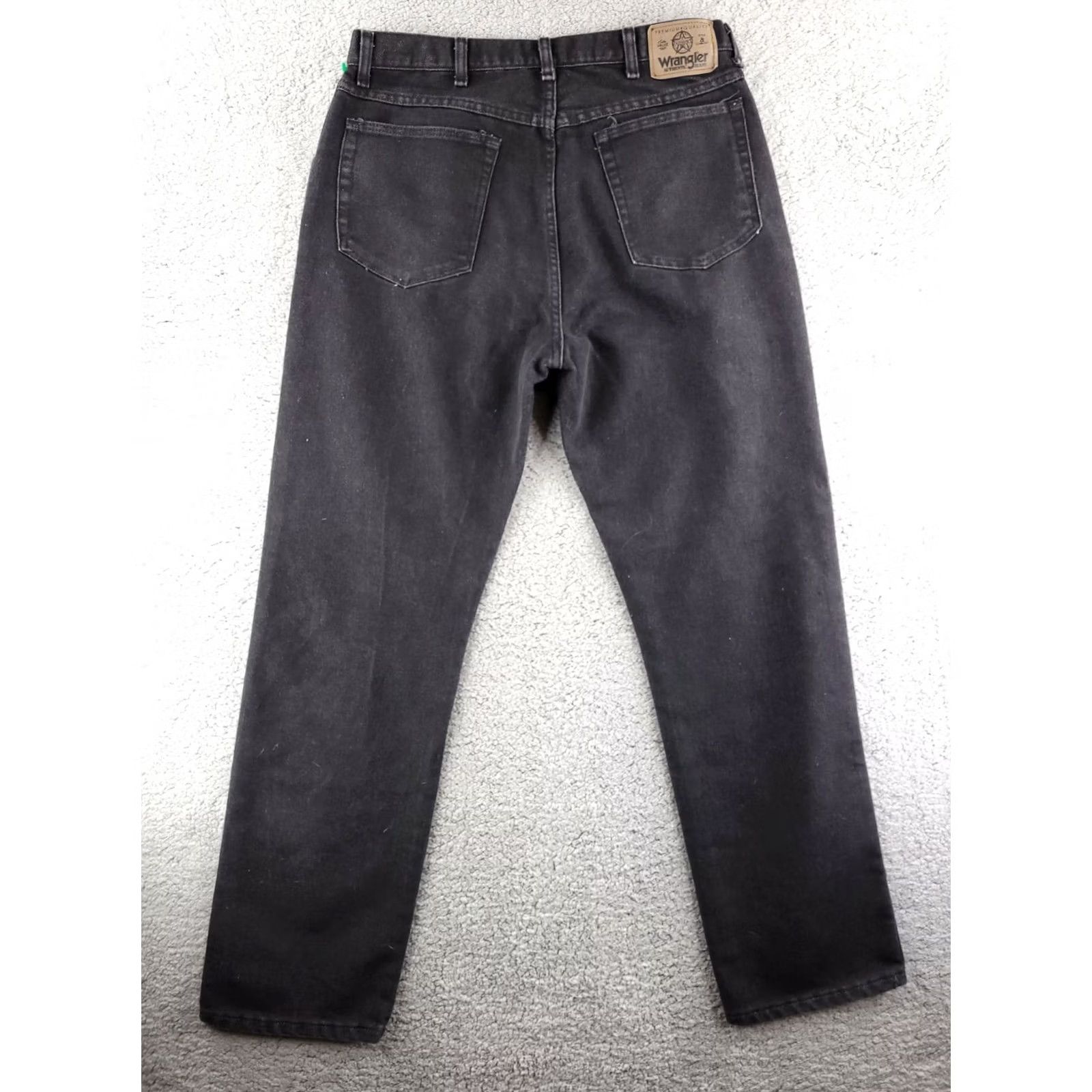 Wrangler Wrangler Jeans Men's 34x33 Black Straight Denim Pants Jeans Denim Black Straight Mens 34x33 Wrangler Bleh Size US 34 / EU 50 - 3 Thumbnail