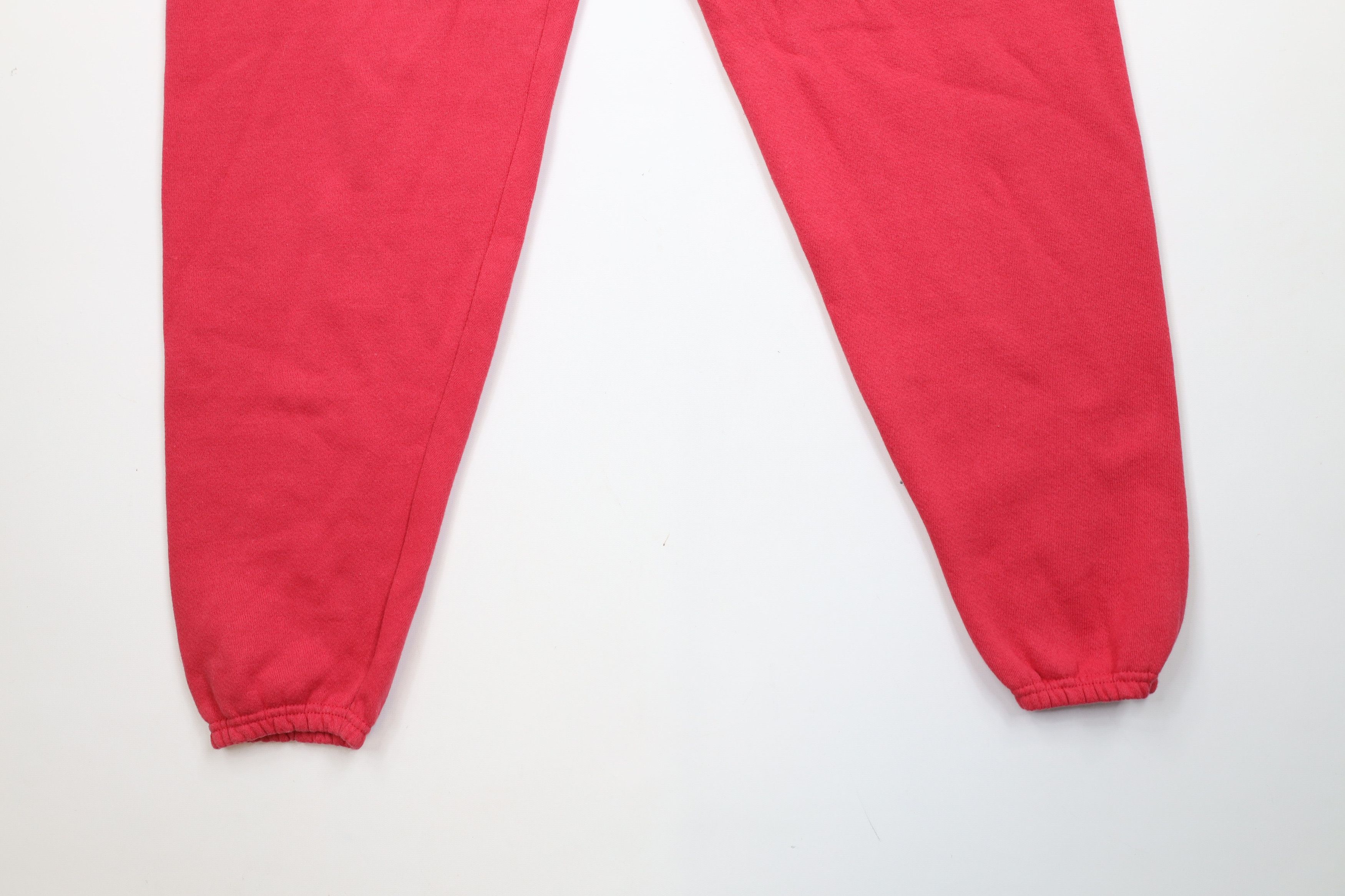 Vintage Vintage 90s Streetwear Heavyweight Sweatpants Joggers Pink Size 32" / US 10 / IT 46 - 14 Thumbnail