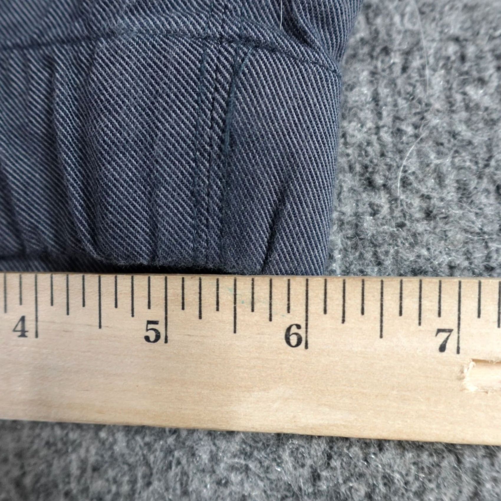 Vintage Mack Weldon Gray L Stretch Waist Jogger Cuff Drawstring Pants Men Regular 28in Inseam Solid Front Flat Front Cotton Blend Jogger Style Size US 33 - 6 Thumbnail
