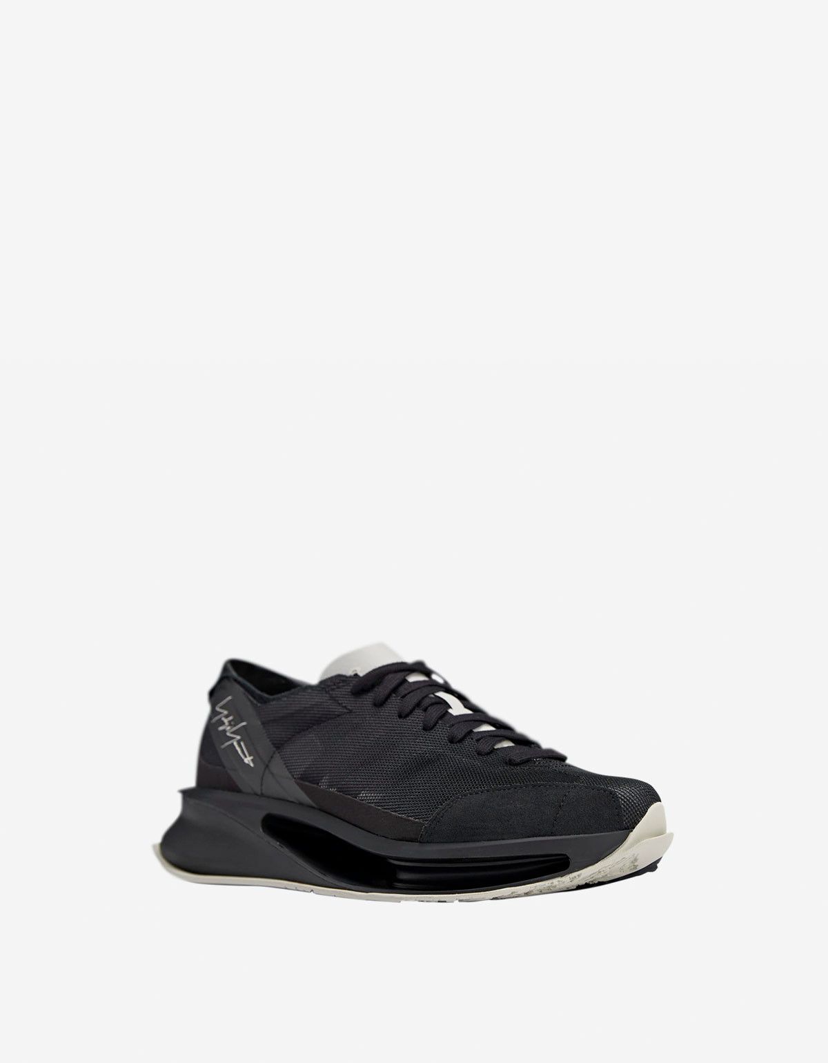 Y-3 Y-3 Black S-Gendo Run Trainers Size US 11 / EU 44 - 1 Thumbnail