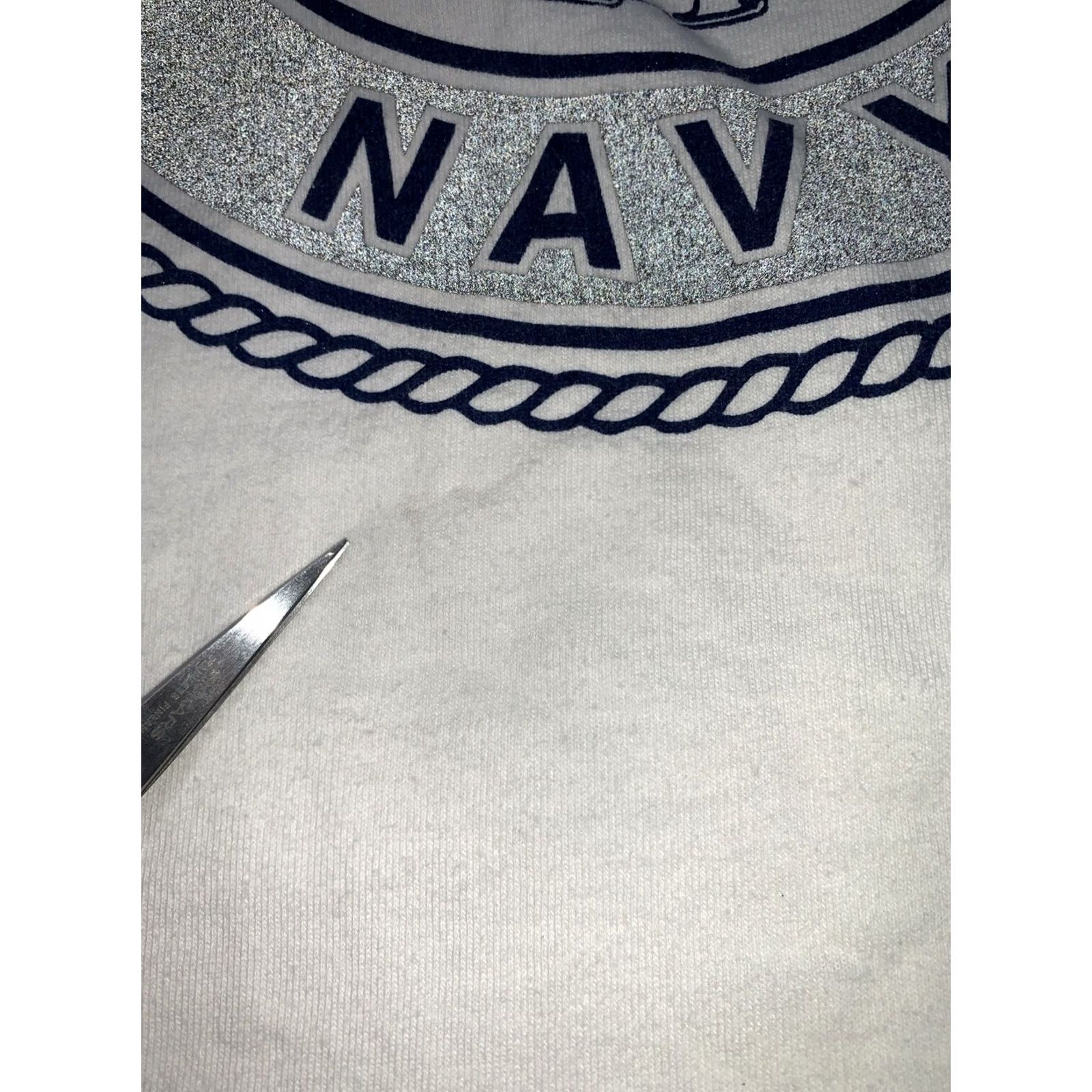 Soffe VINTAGE Soffes Choice USA T-Shirt Graphic Print XL White Men United States Navy 90s Military Shirt Mens Size US XL / EU 56 / 4 - 6 Thumbnail