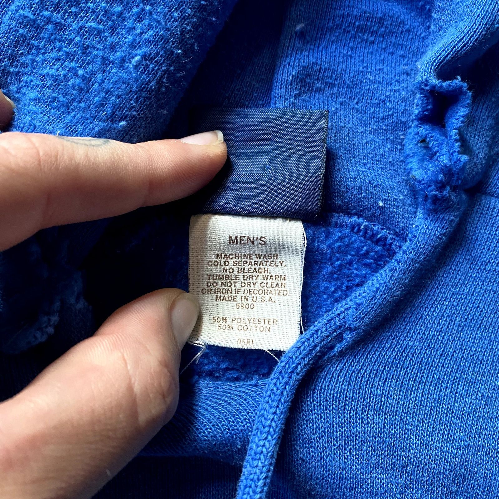 Nike Late 80s Thrashed Nike Hoodie Size US L / EU 52-54 / 3 - 4 Thumbnail
