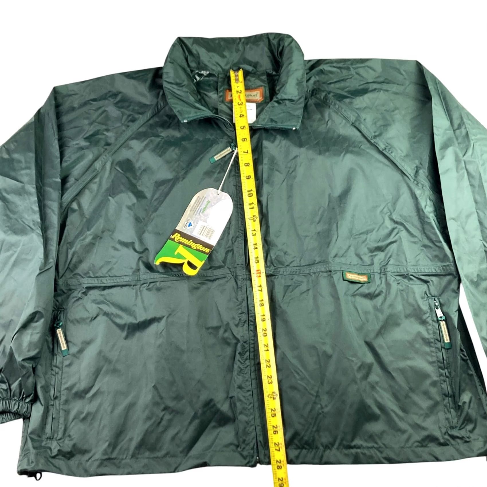 Rains Remington Men’s Rain Jacket Hooded Full Zip Green 2XL Waterproof Windproof Packable Hooded Rain Coat Mens 2XL Size US XXL / EU 58 / 5 - 7 Thumbnail