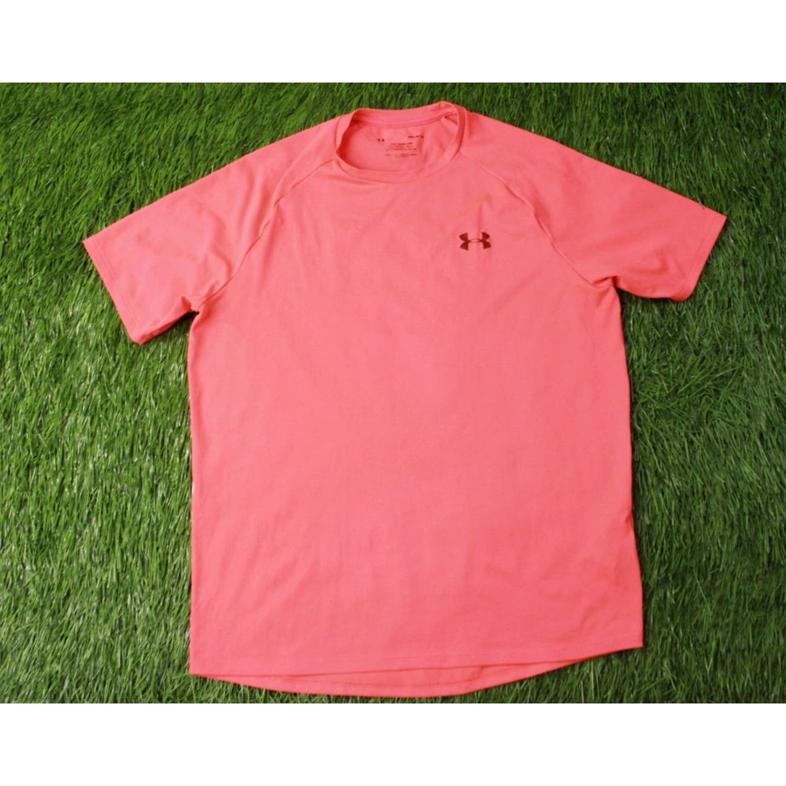 Under Armour Under Armour The Tech Tee Shirt Mens M Orange Jersey 2020 T-Shirt Short Sleeve Classic Fit Size US M / EU 48-50 / 2 - 2 Thumbnail