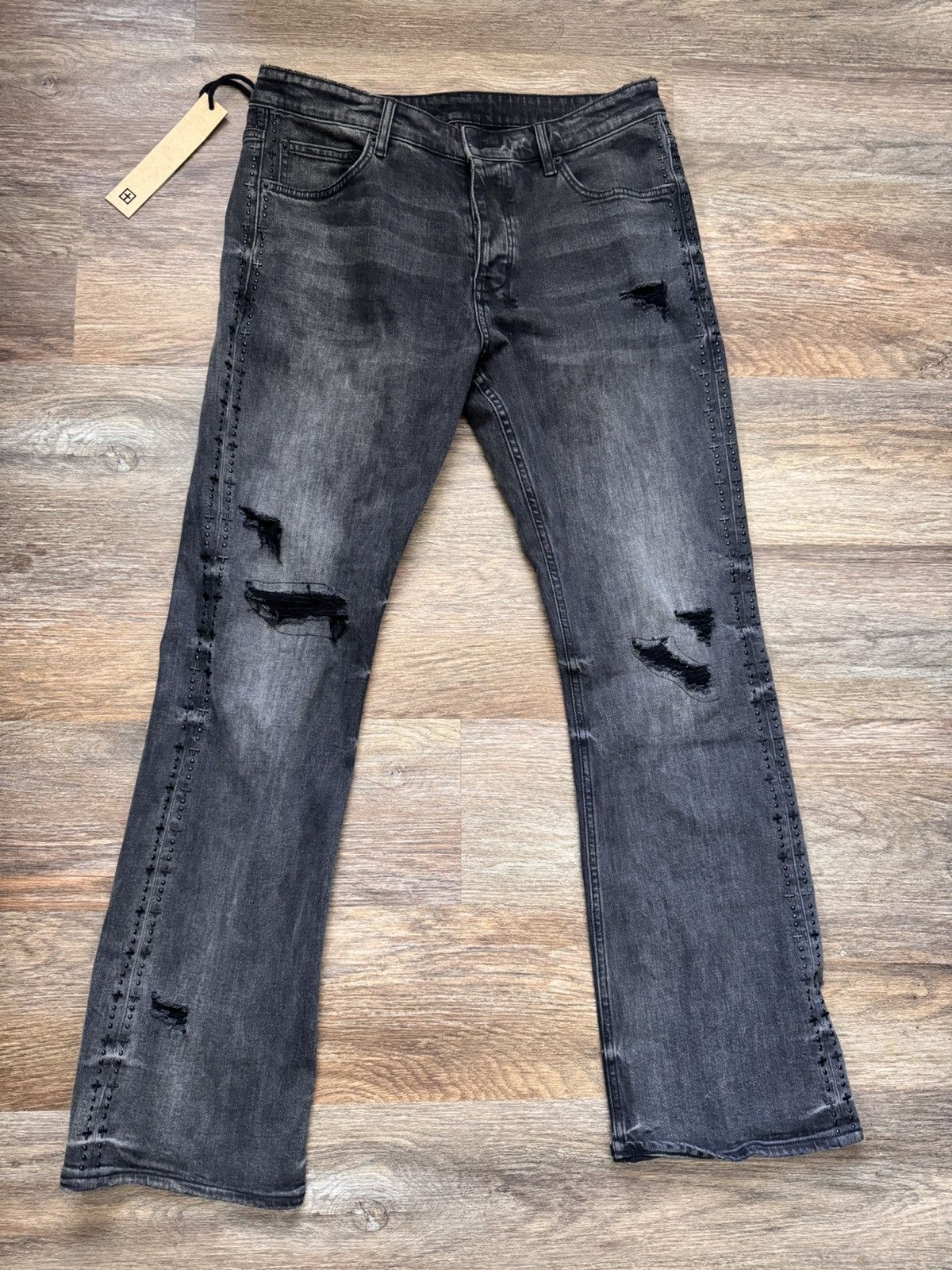 Ksubi Ksubi Denim jacket and Bronko mid-rise flared jeans Size US L / EU 52-54 / 3 - 3 Thumbnail