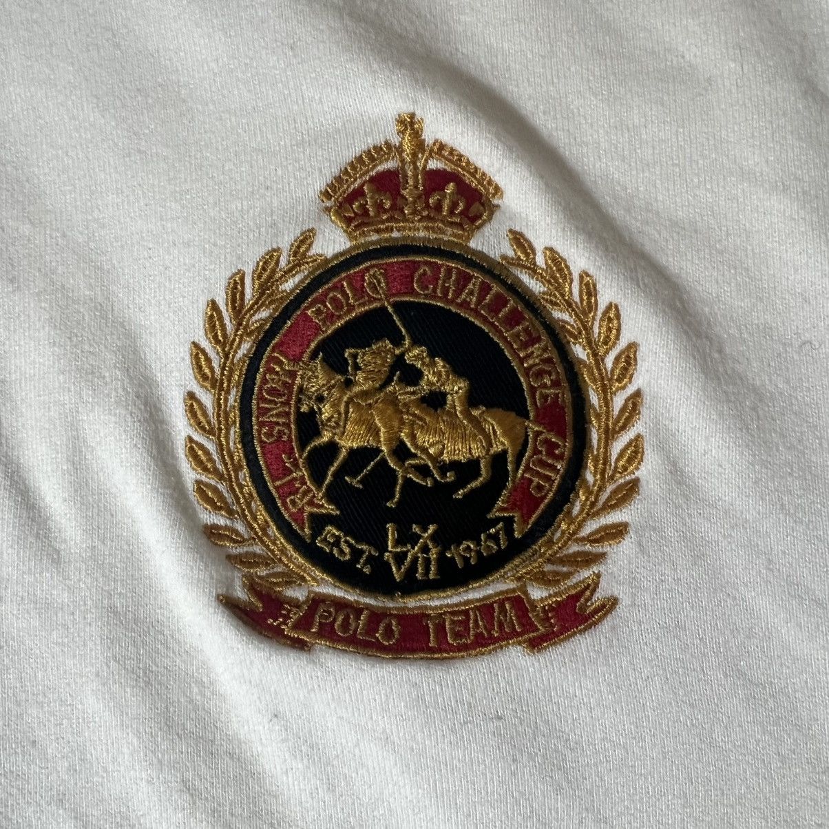 Ralph Lauren Ralph Lauren Snow Polo Challenge Cup 90s Slim Fit Size US XL / EU 56 / 4 - 4 Thumbnail