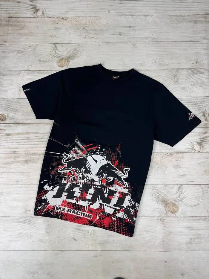 Red Bull Vintage Red Bull Kini MX Racing T-Shirt 90s Size US L / EU 52-54 / 3 - 1 Thumbnail