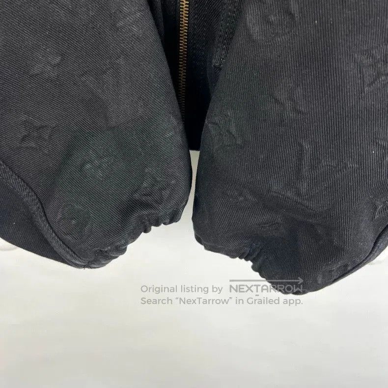 Louis Vuitton Louis Vuitton Black Embossed Denim Jacket. Size US L / EU 52-54 / 3 - 6 Thumbnail